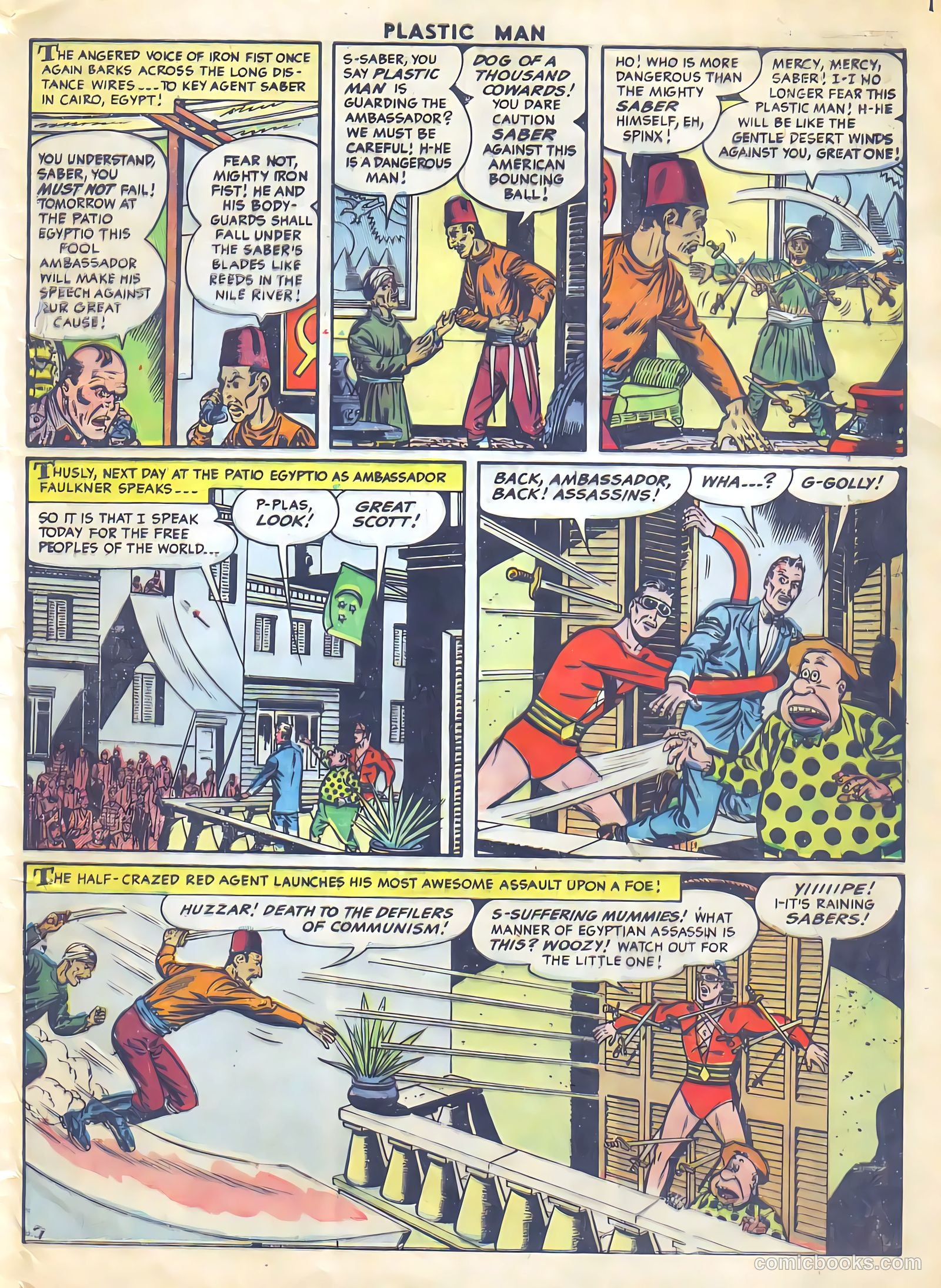 Plastic Man #50 (1954) — page 9 of 36