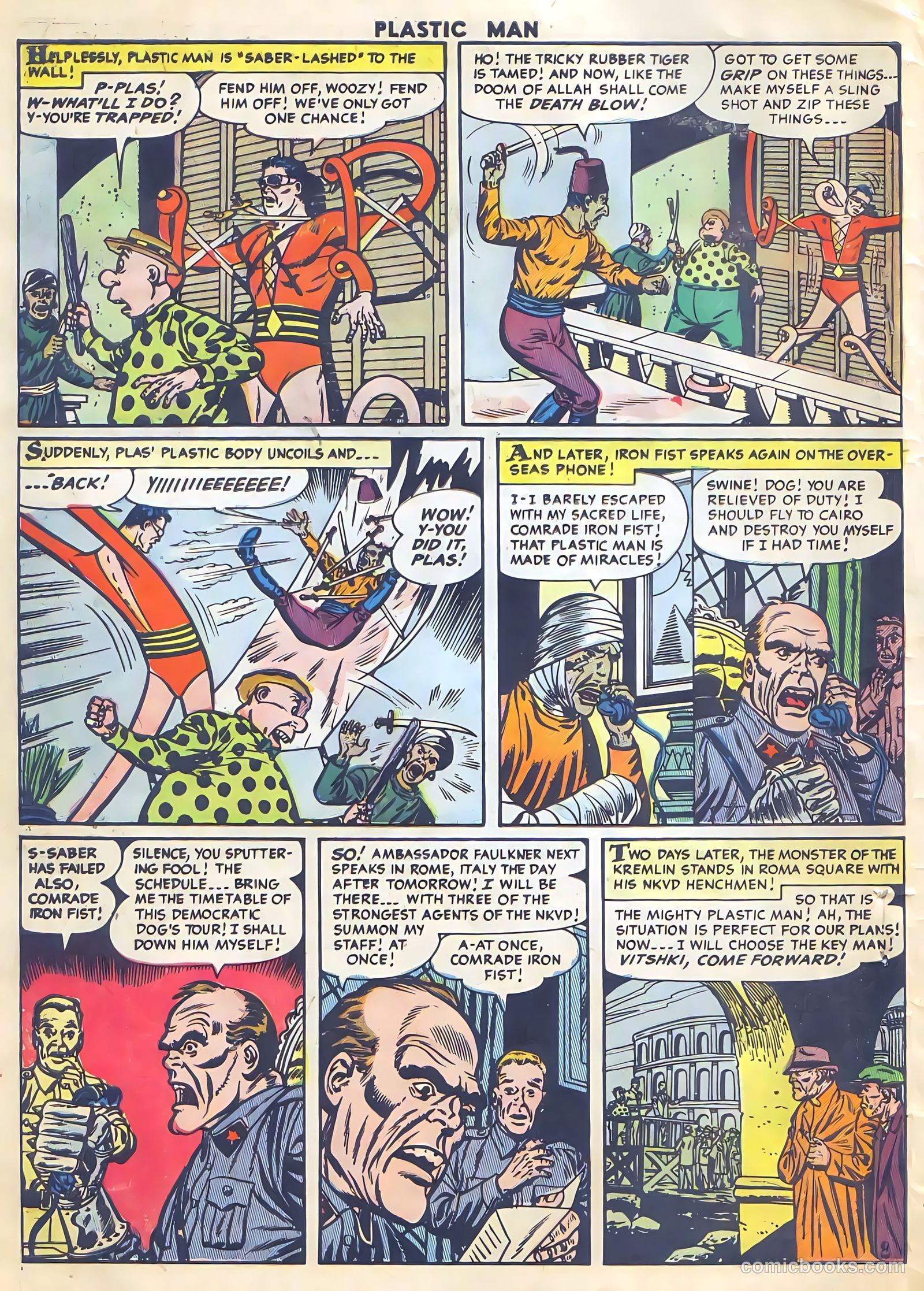 Plastic Man #50 (1954) — page 10 of 36