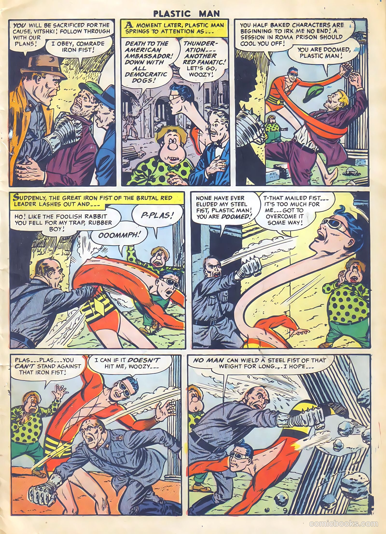 Plastic Man #50 (1954) — page 11 of 36
