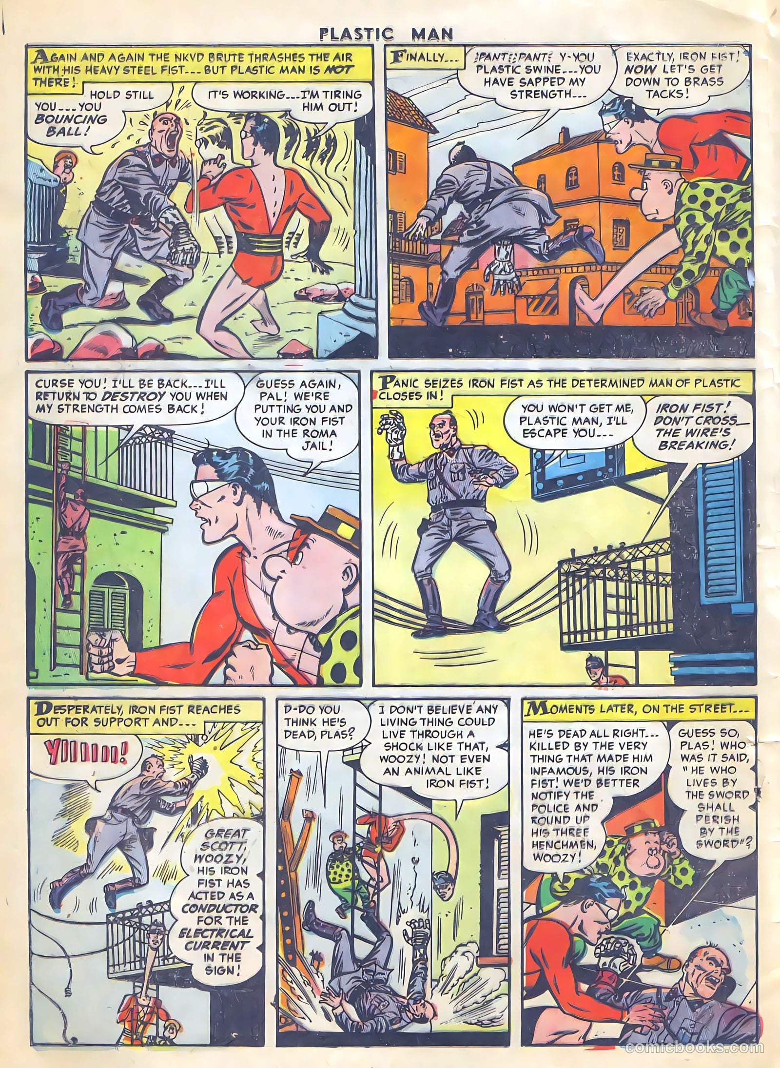 Plastic Man #50 (1954) — page 12 of 36