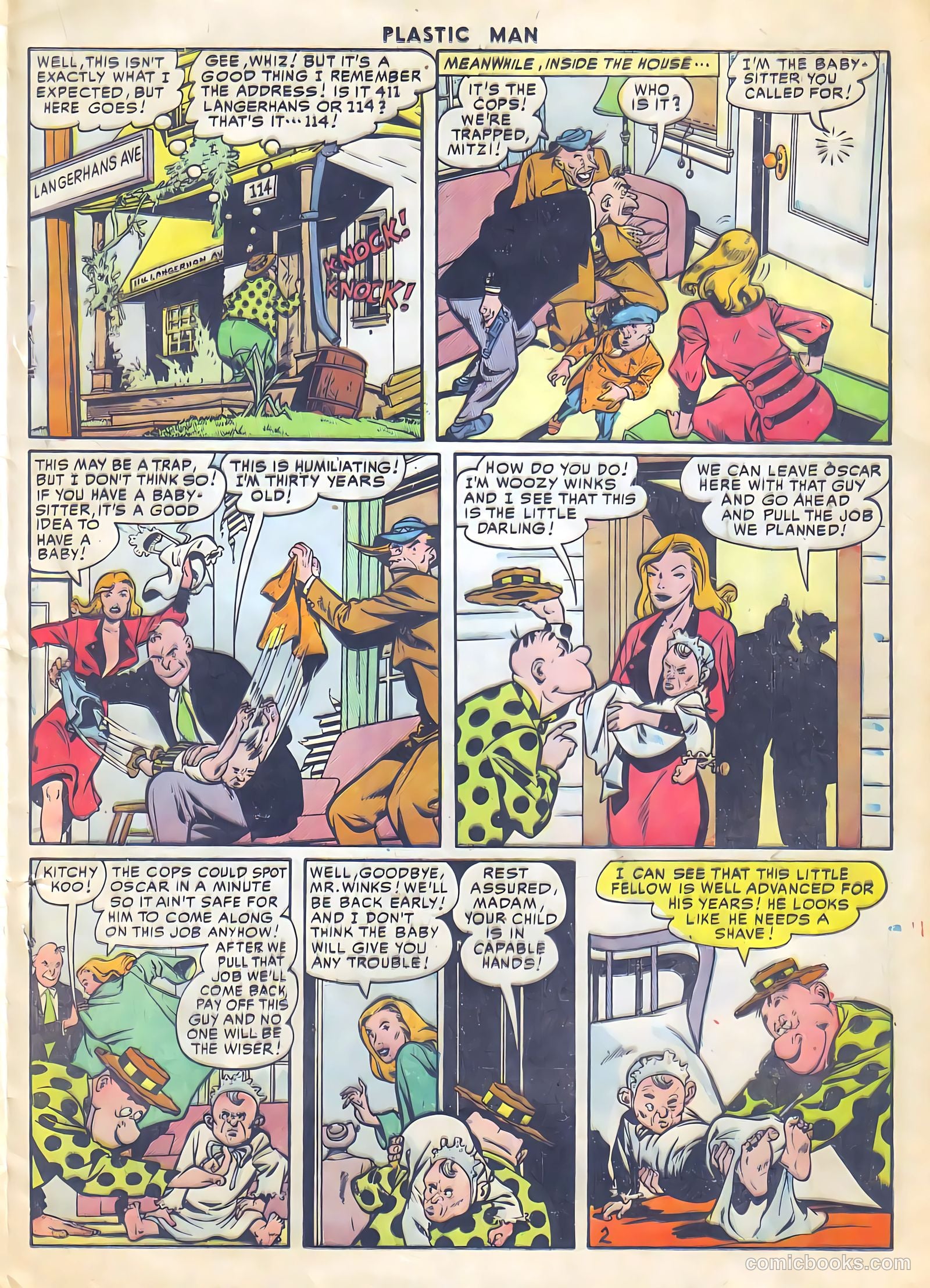 Plastic Man #50 (1954) — page 15 of 36