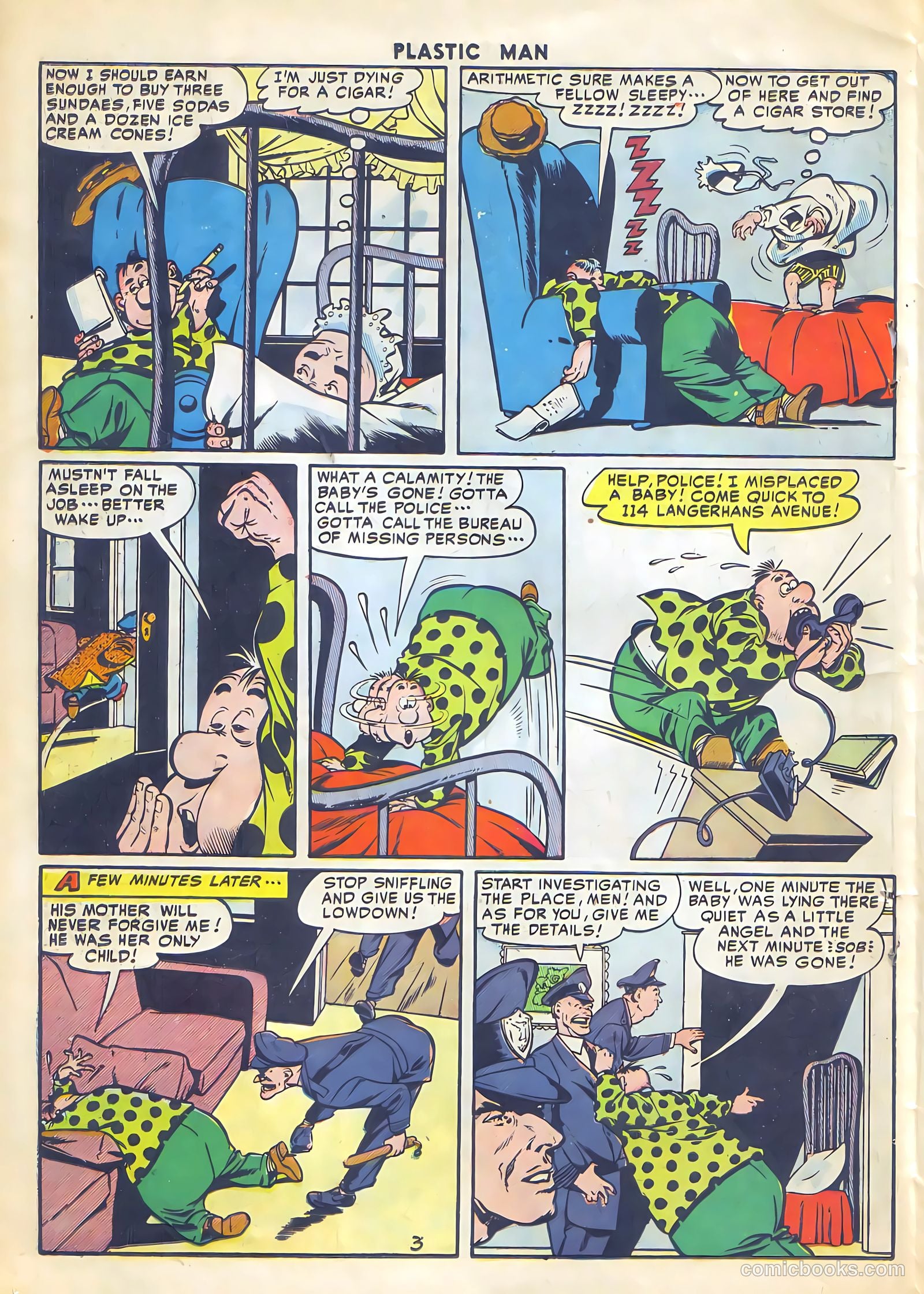 Plastic Man #50 (1954) — page 16 of 36