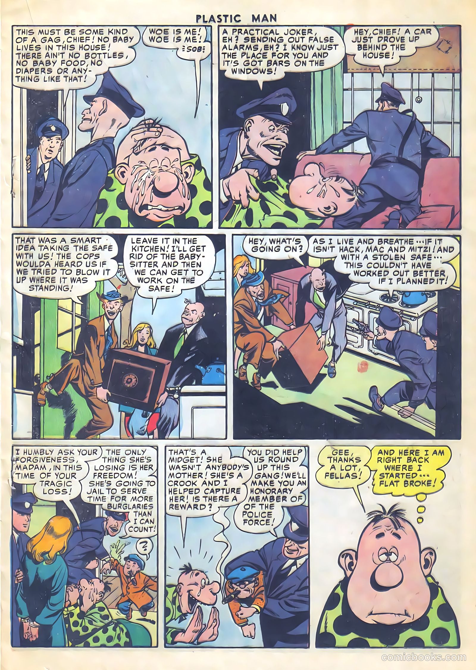 Plastic Man #50 (1954) — page 17 of 36