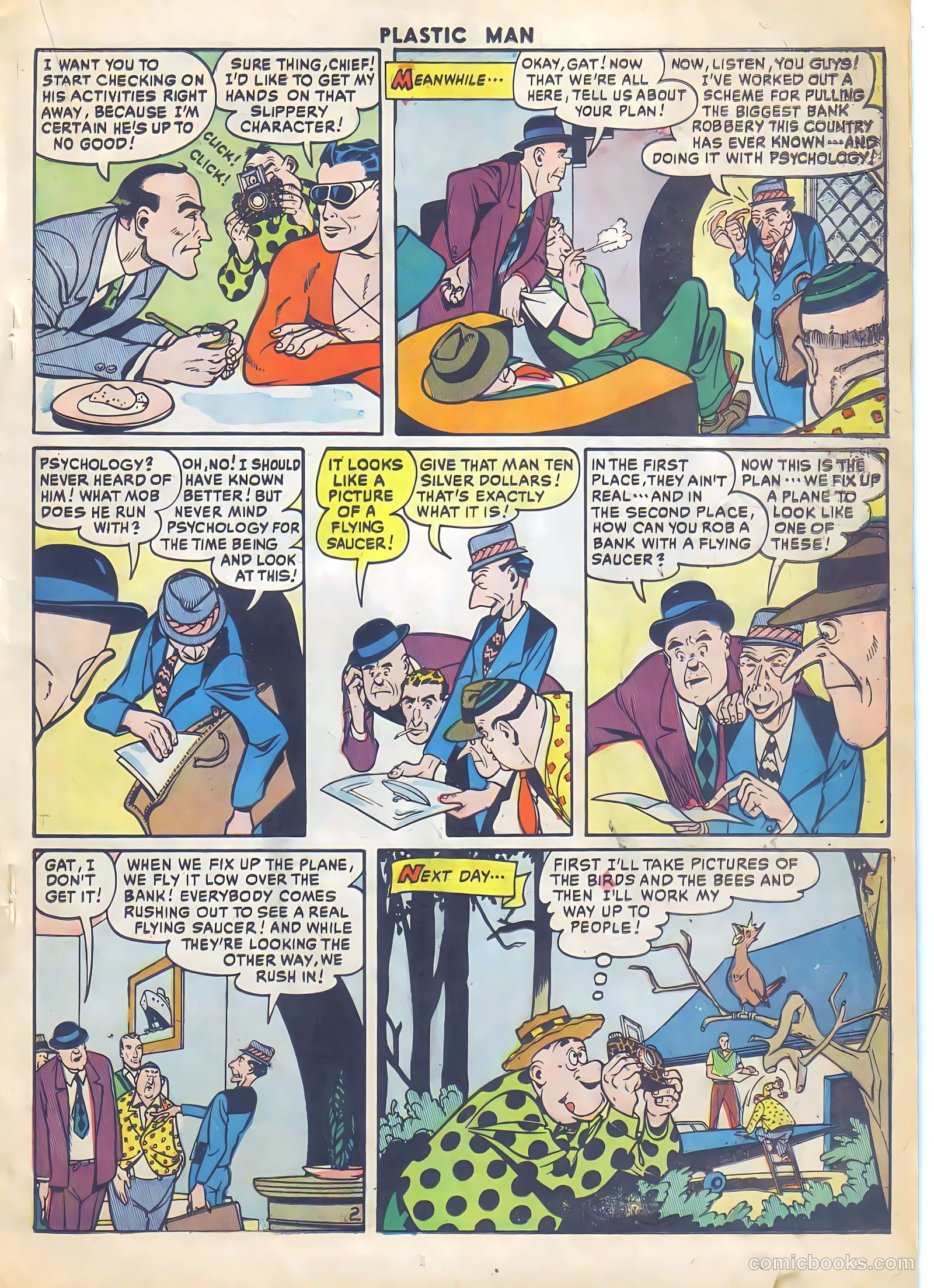 Plastic Man #50 (1954) — page 19 of 36