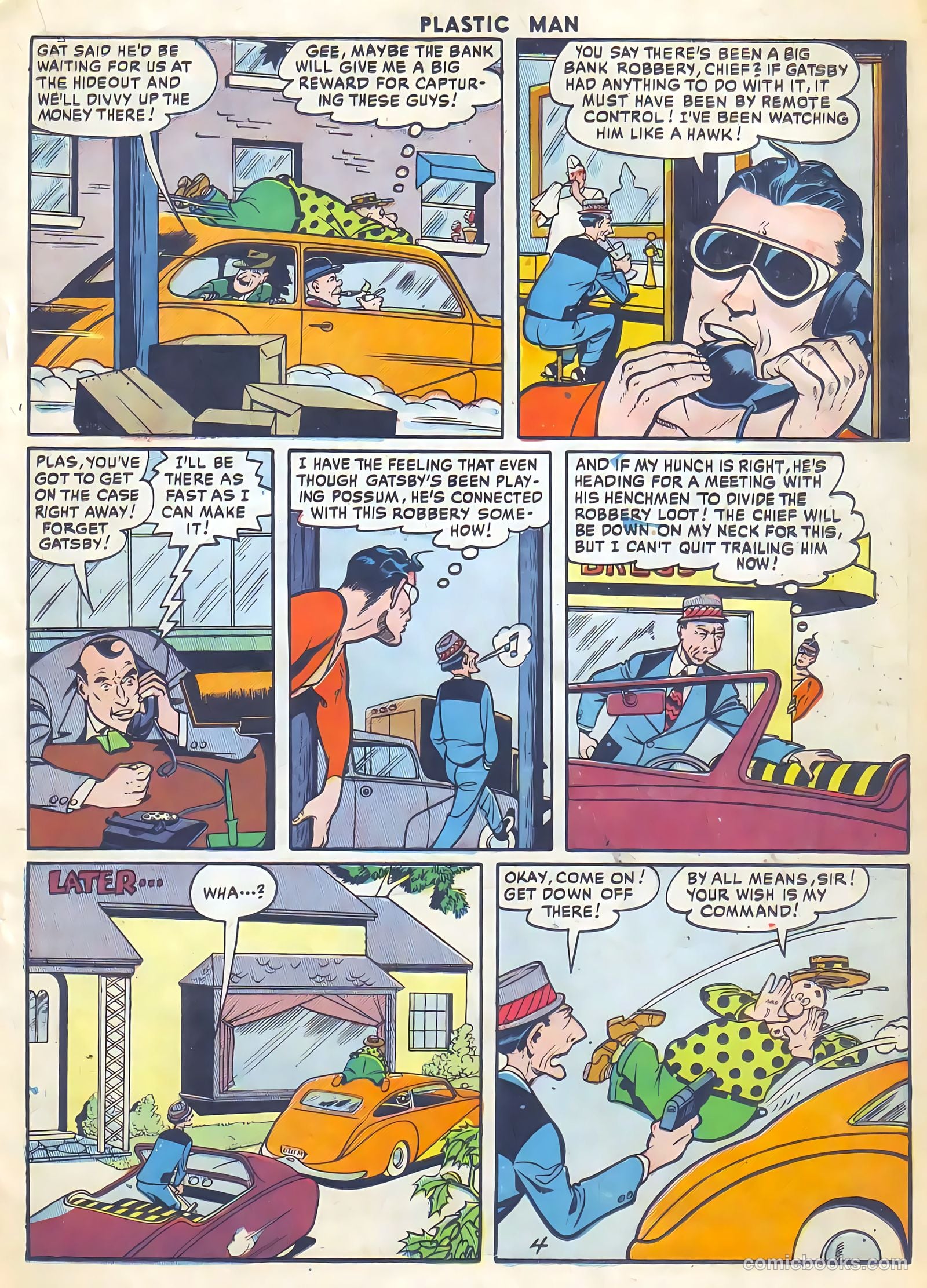 Plastic Man #50 (1954) — page 21 of 36