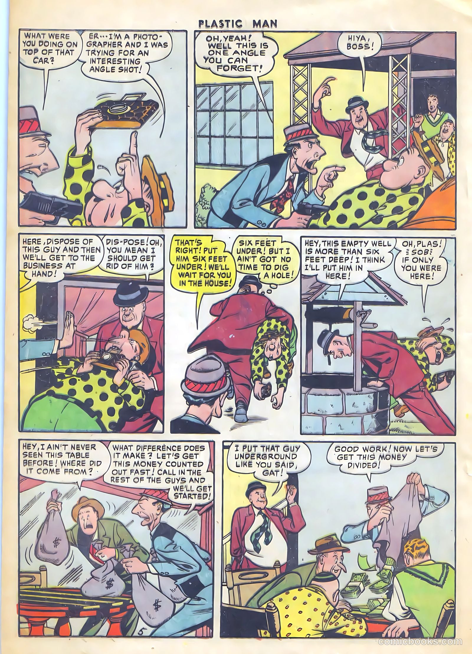 Plastic Man #50 (1954) — page 22 of 36