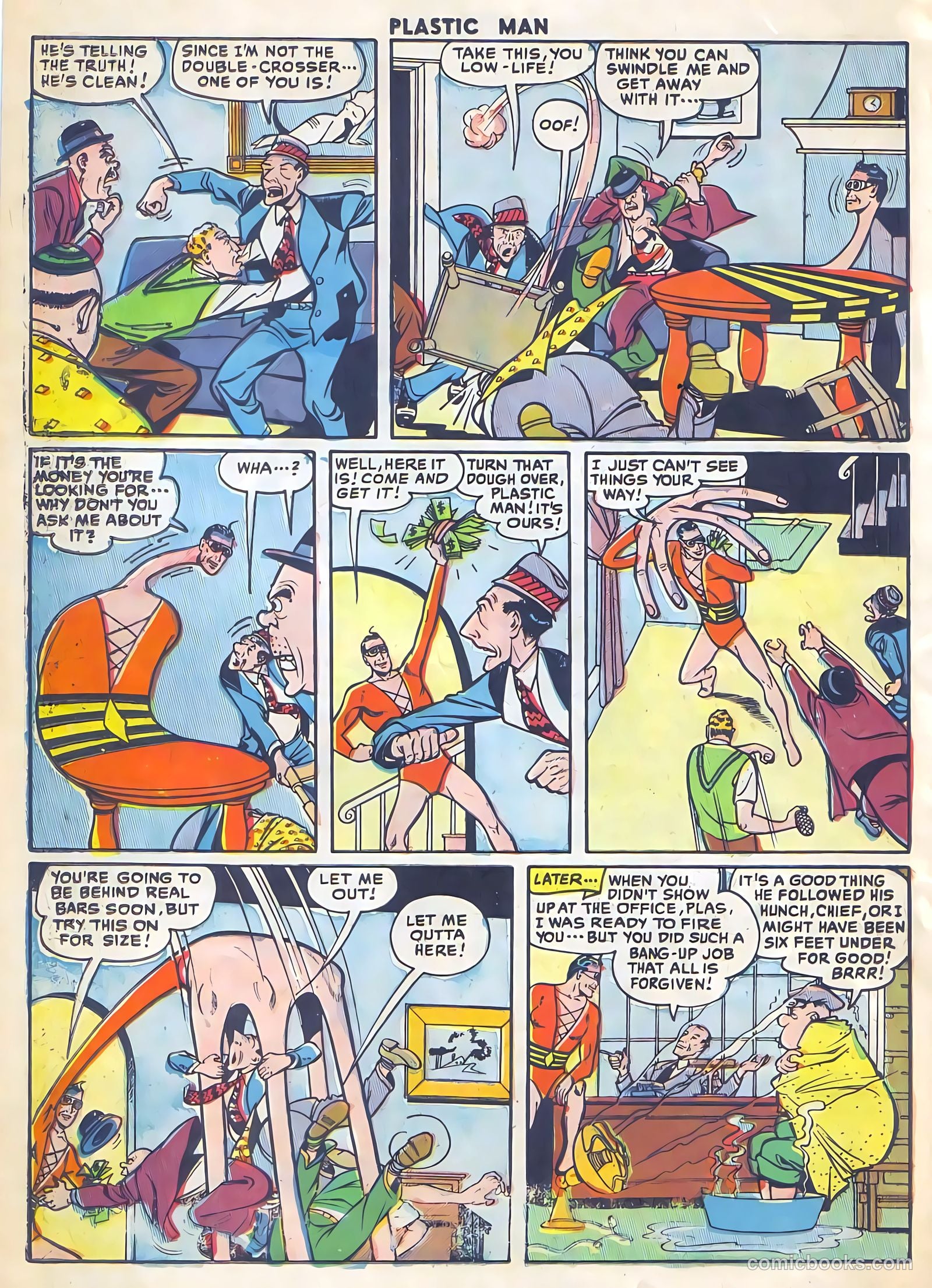 Plastic Man #50 (1954) — page 24 of 36