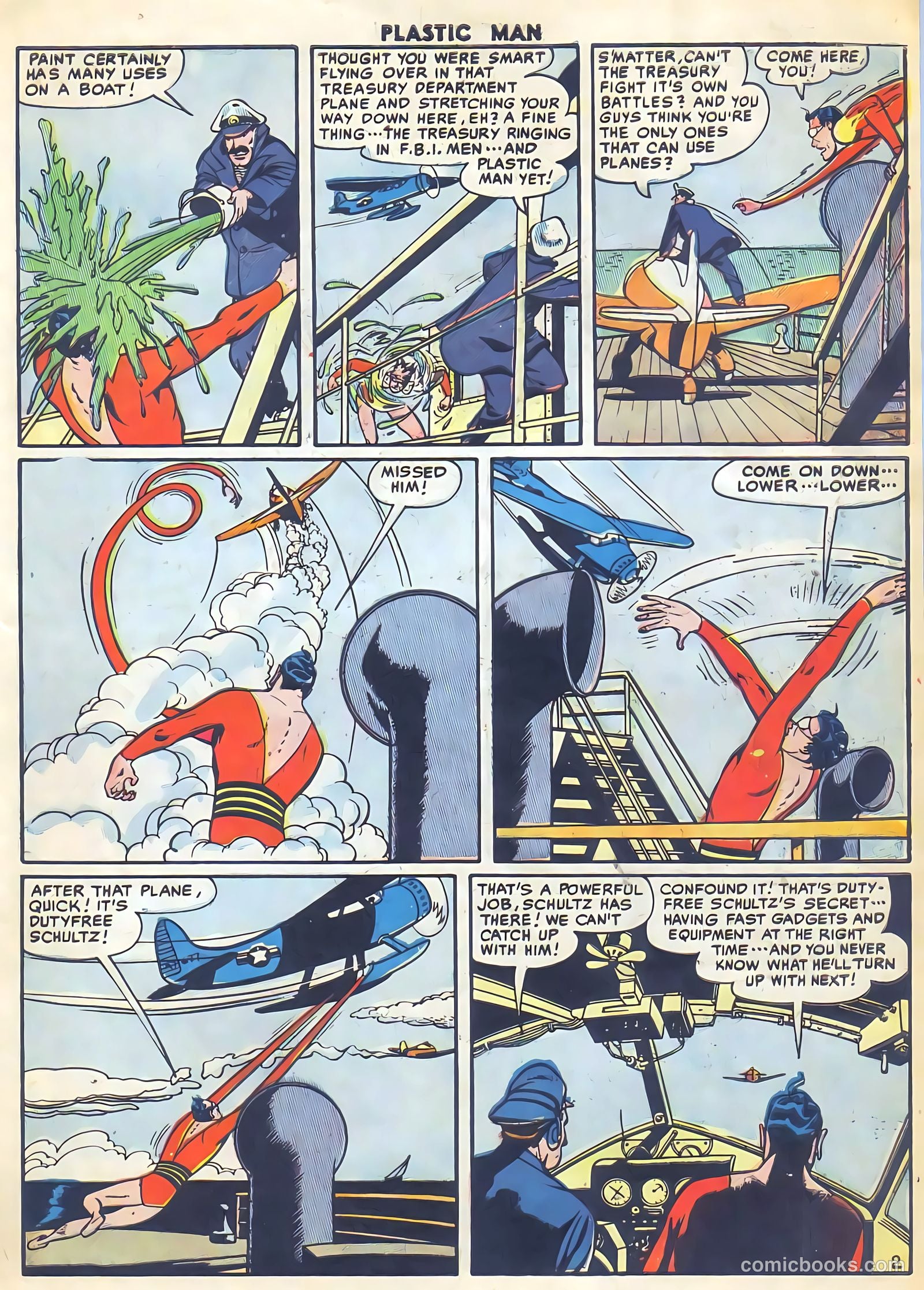Plastic Man #50 (1954) — page 27 of 36