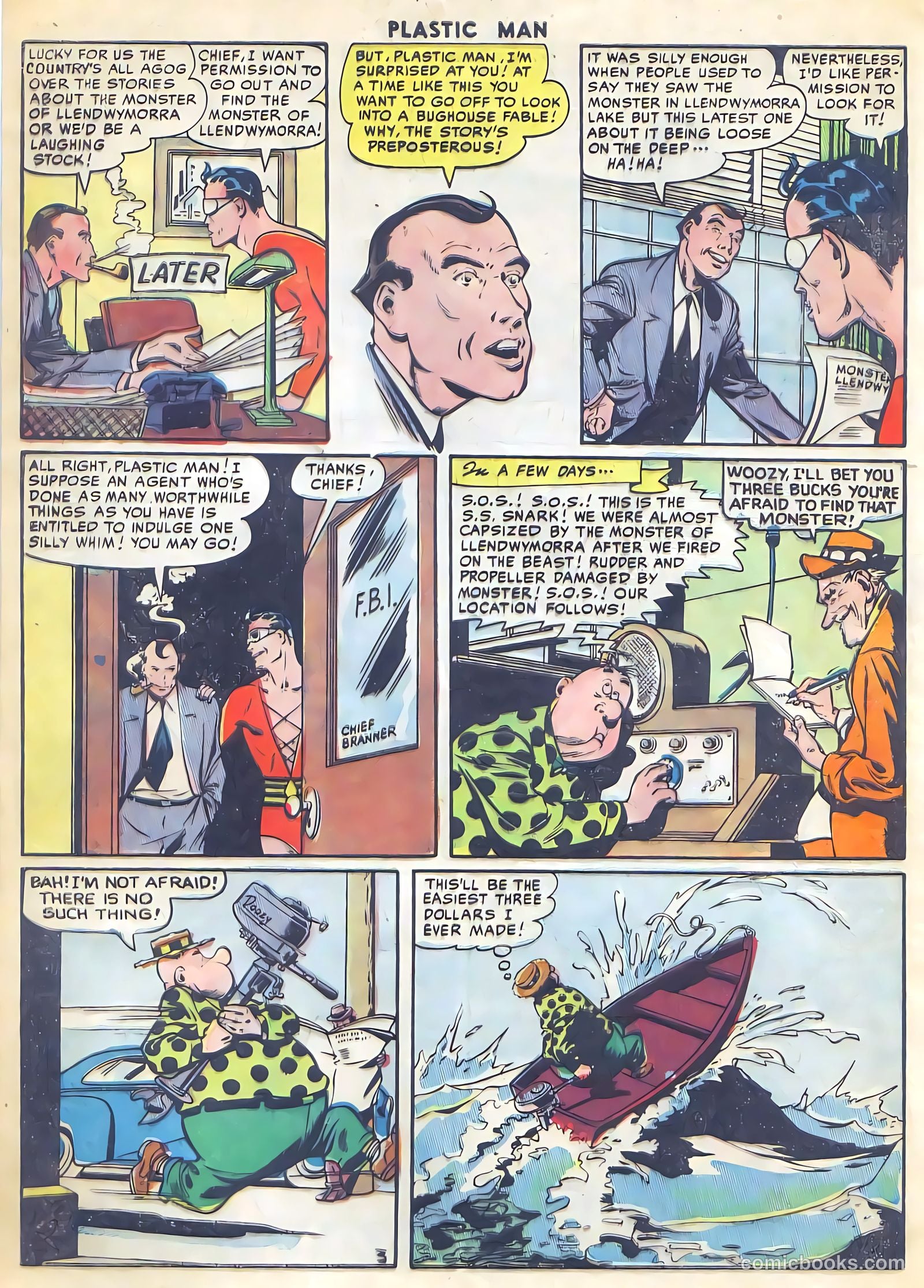 Plastic Man #50 (1954) — page 28 of 36