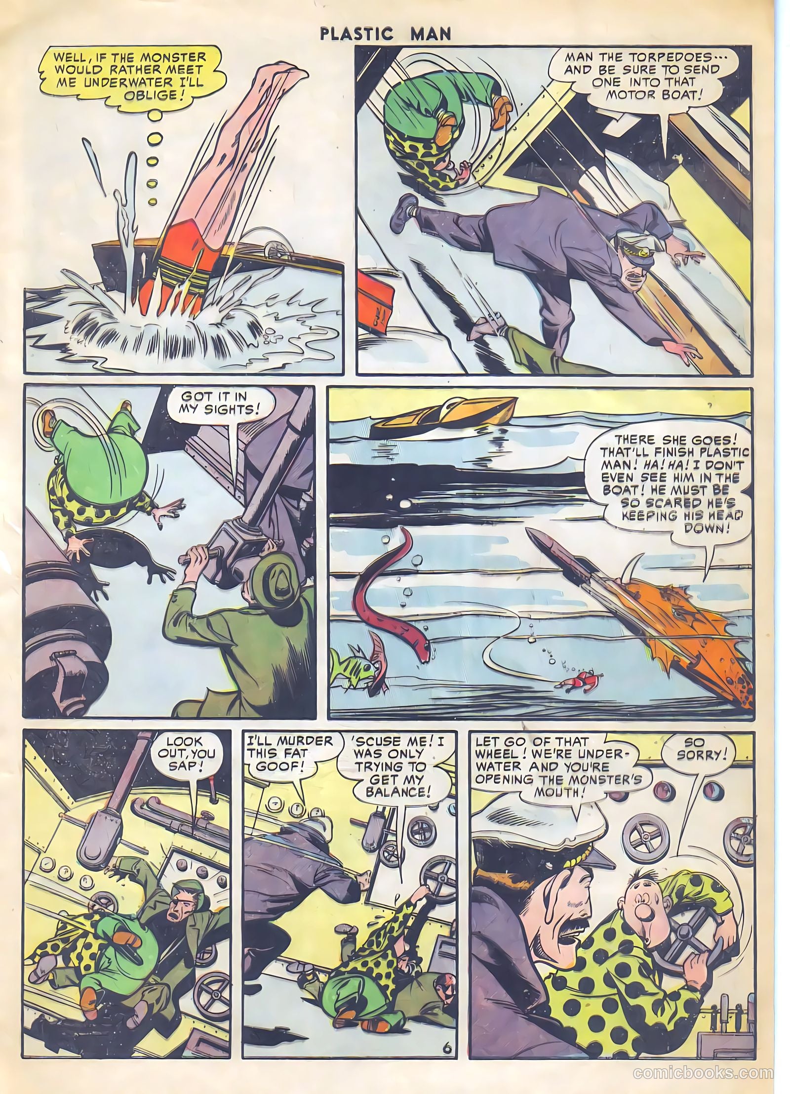 Plastic Man #50 (1954) — page 31 of 36