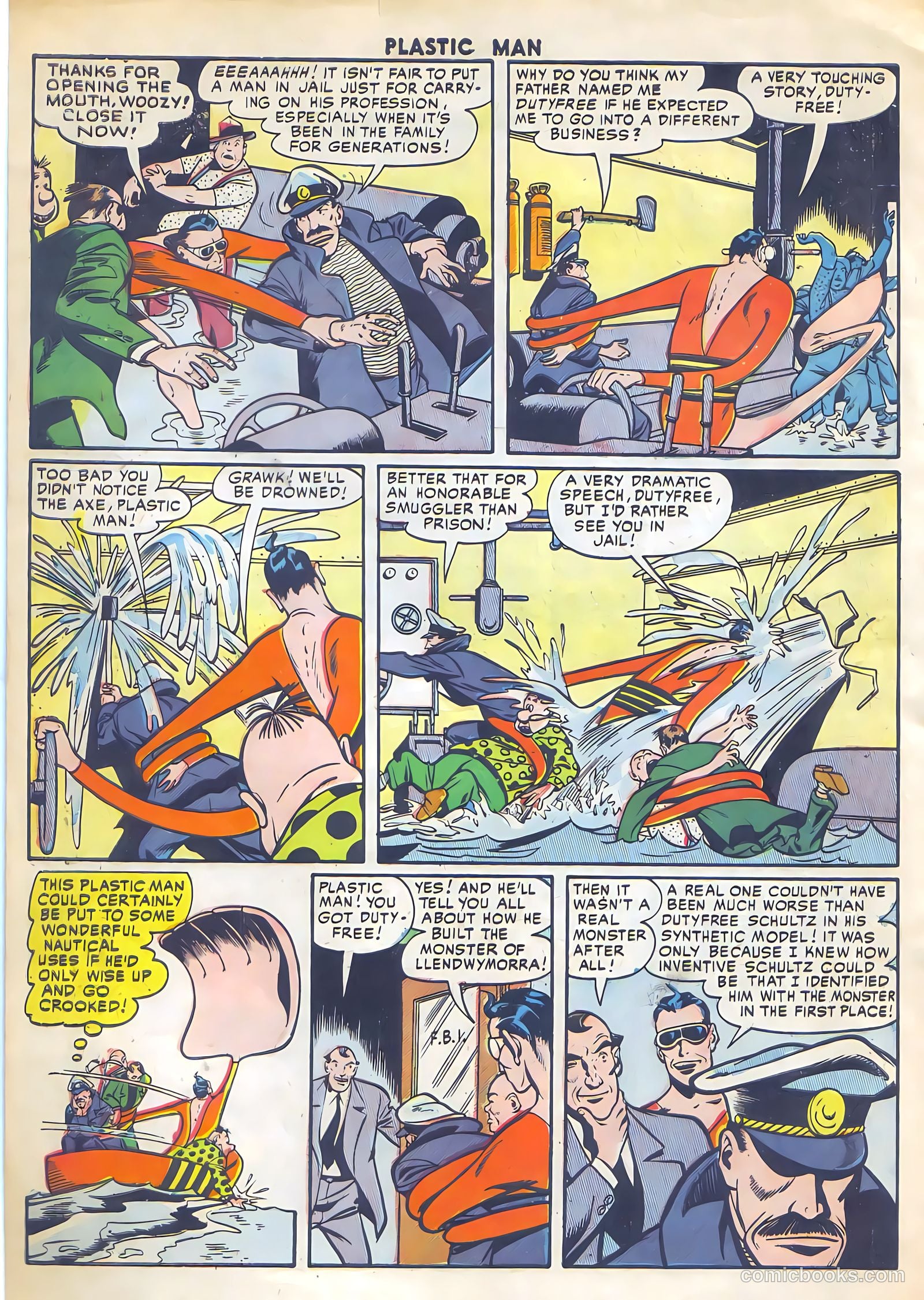Plastic Man #50 (1954) — page 32 of 36