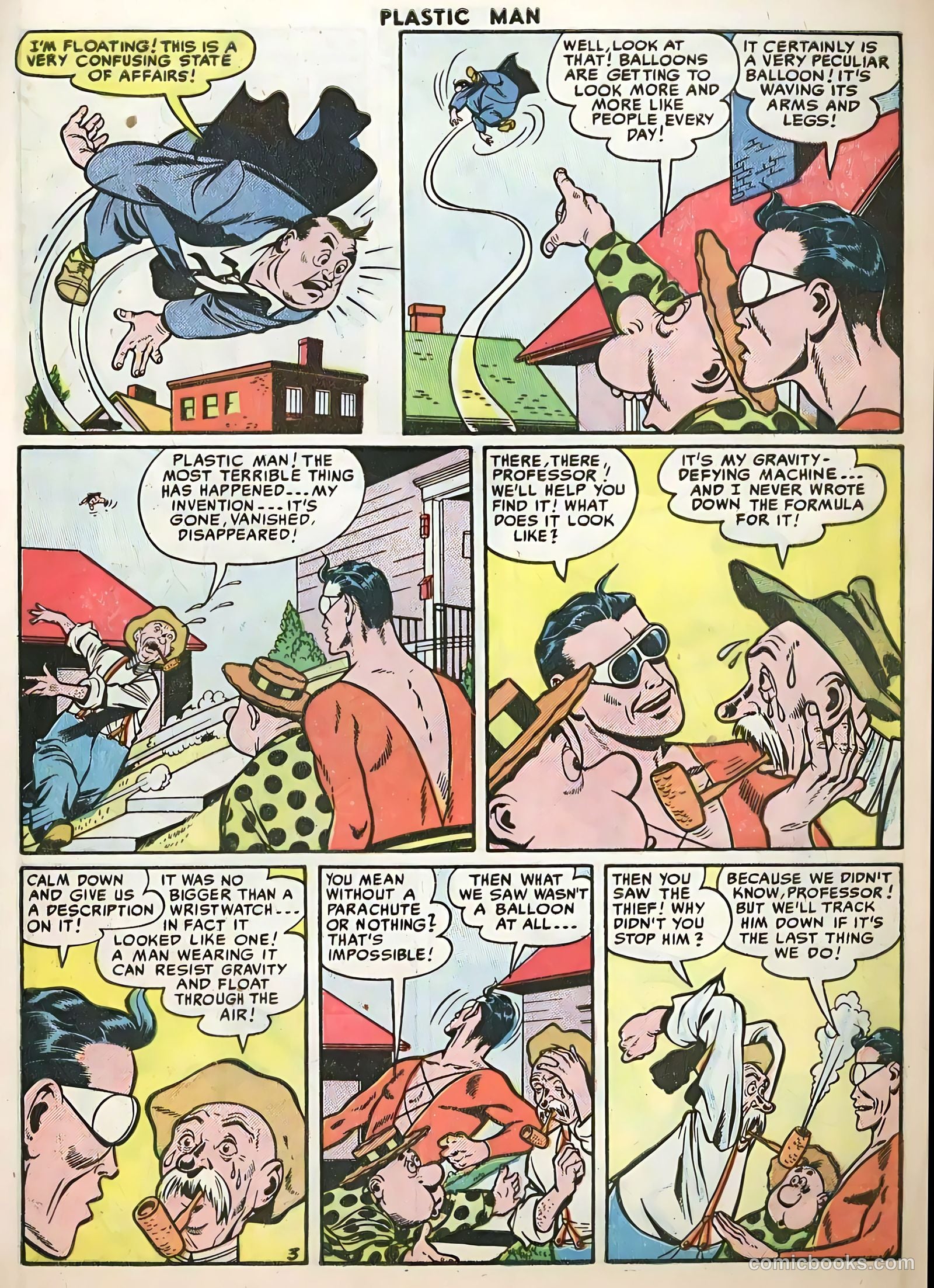 Plastic Man #56 (1955) — page 5 of 36