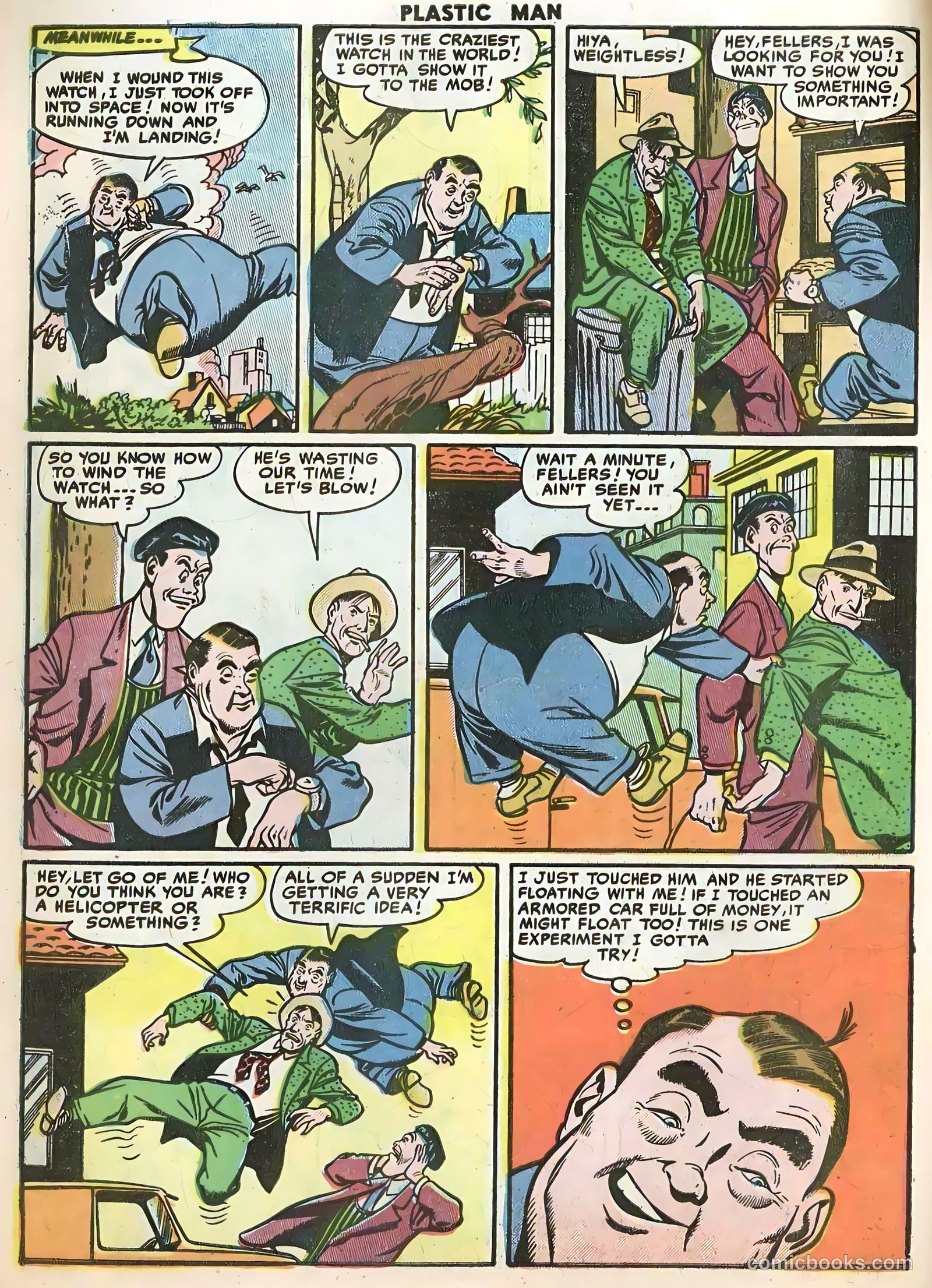 Plastic Man #56 (1955) — page 6 of 36