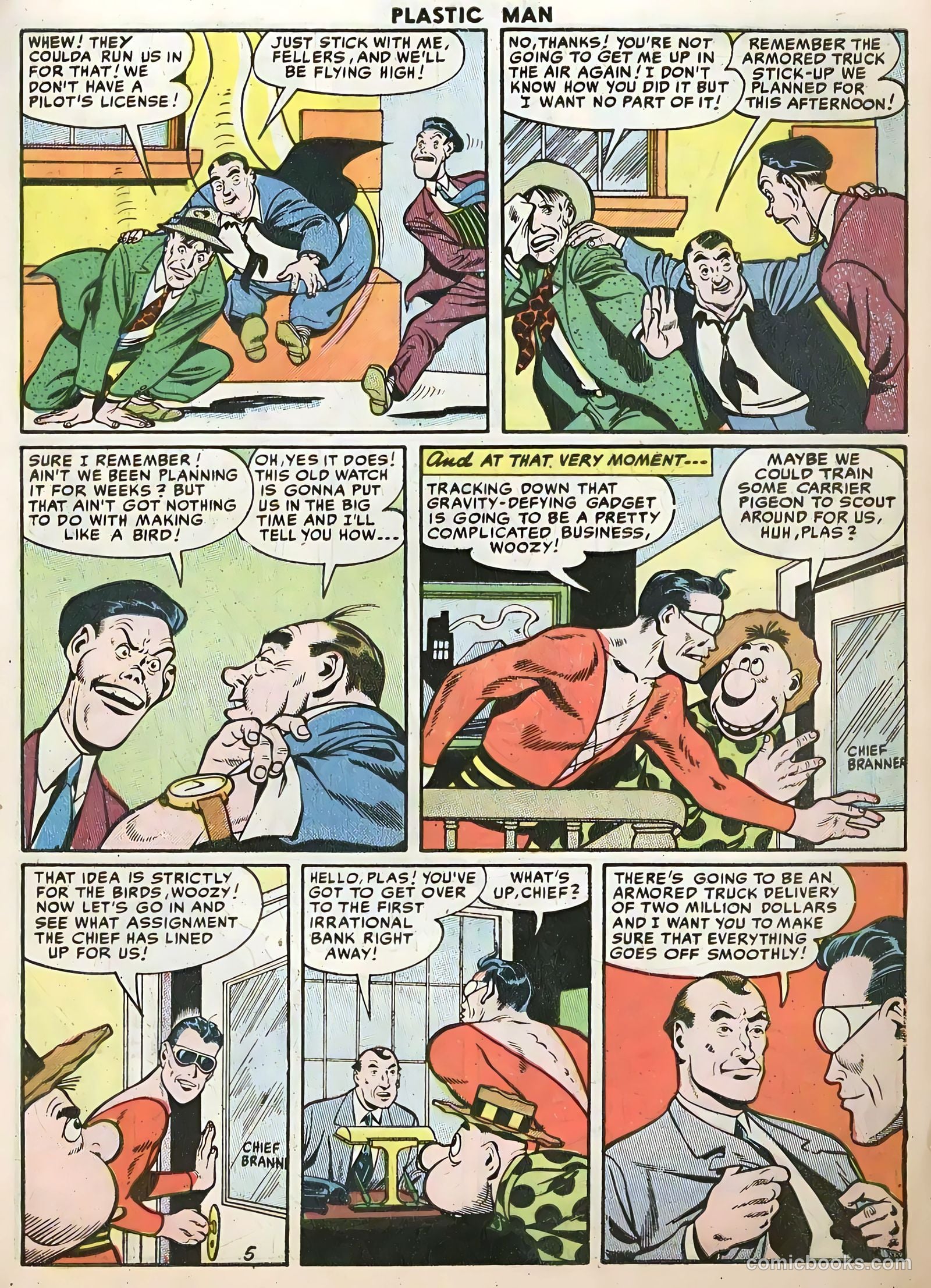 Plastic Man #56 (1955) — page 7 of 36