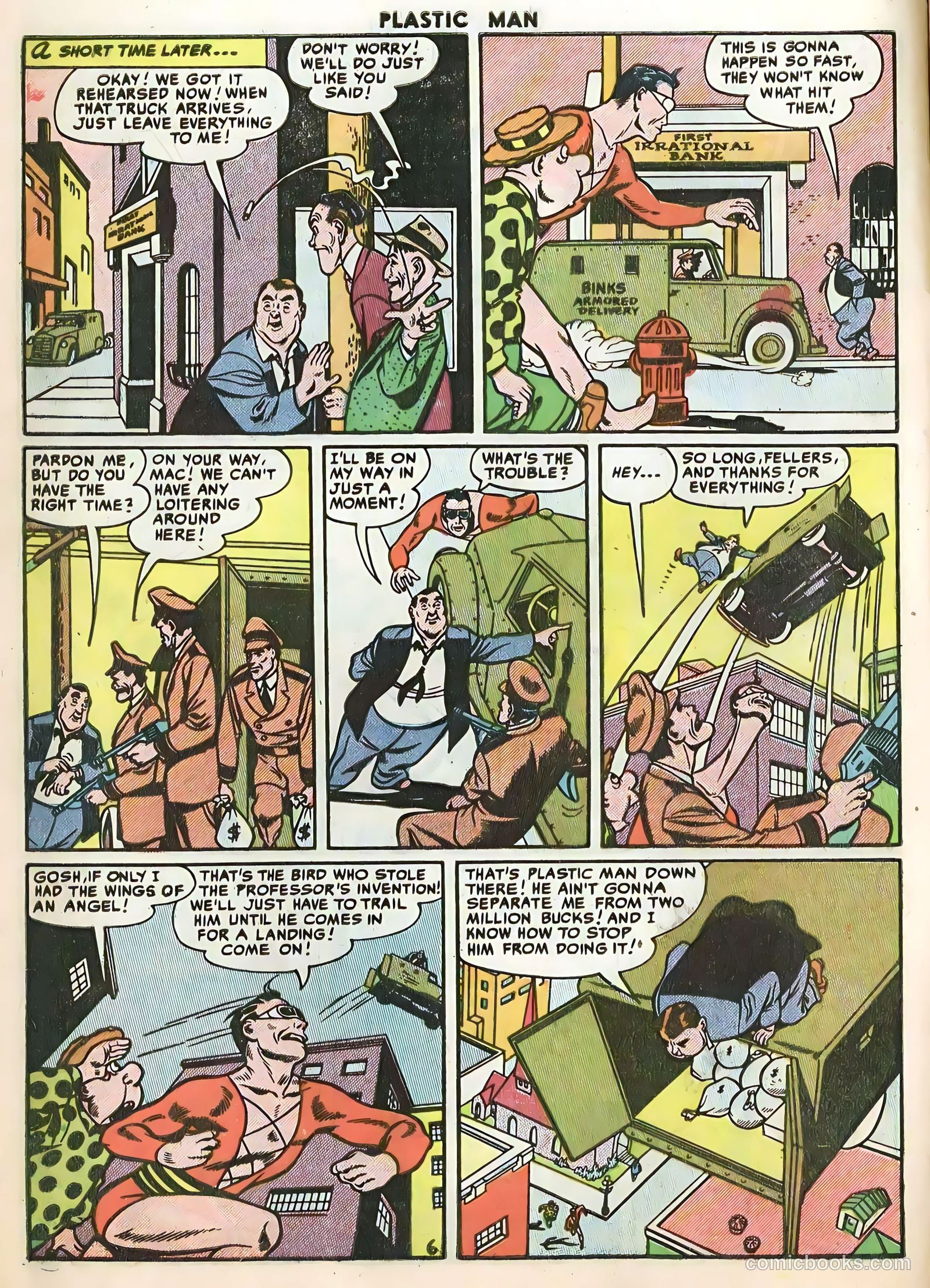 Plastic Man #56 (1955) — page 8 of 36