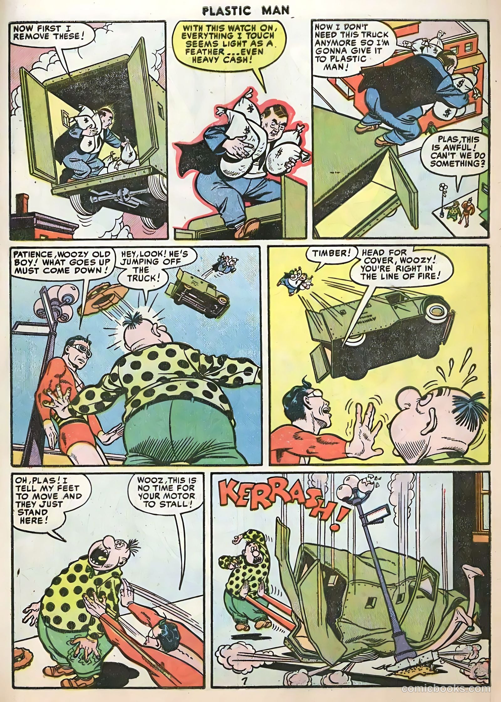 Plastic Man #56 (1955) — page 9 of 36