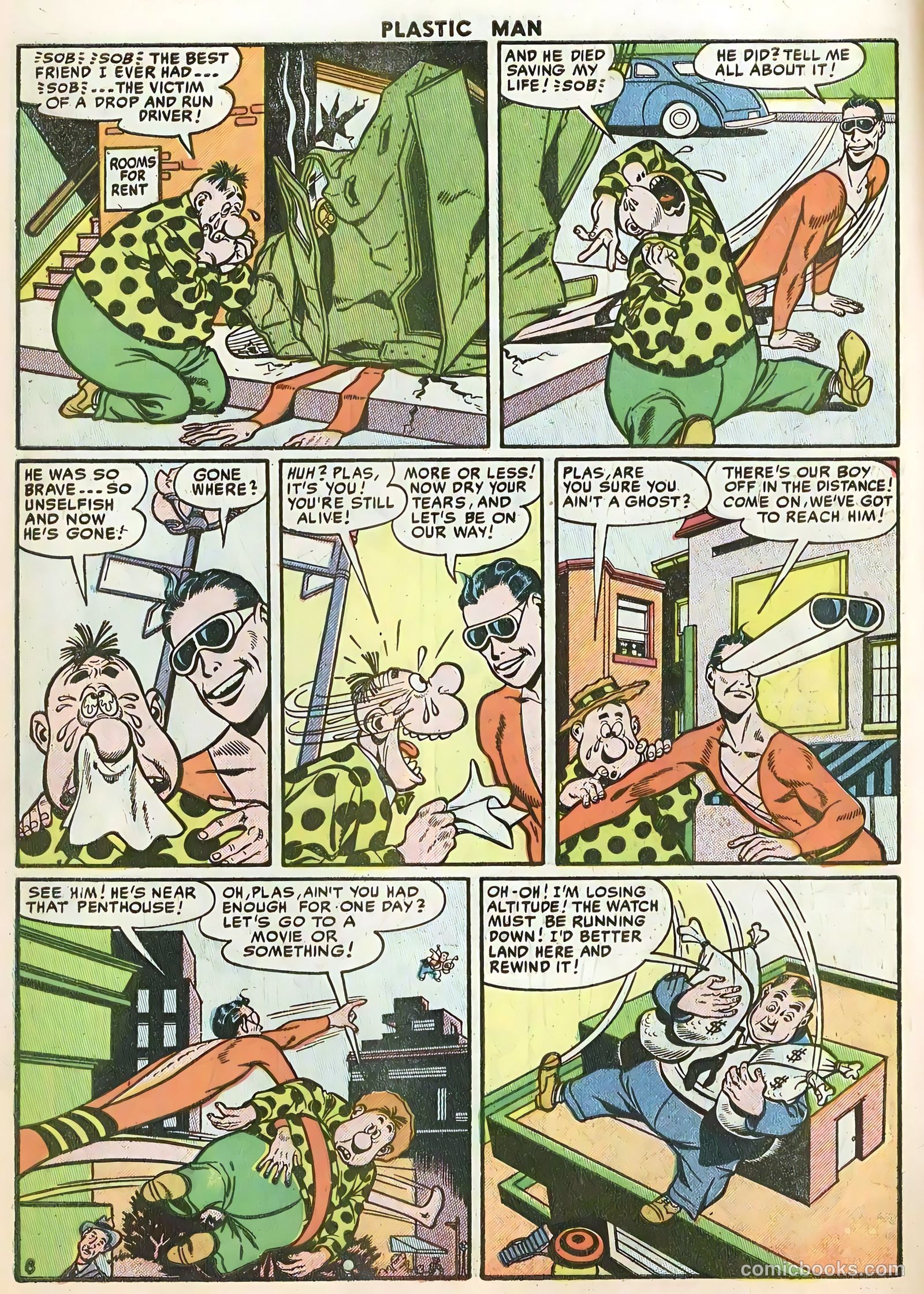 Plastic Man #56 (1955) — page 10 of 36