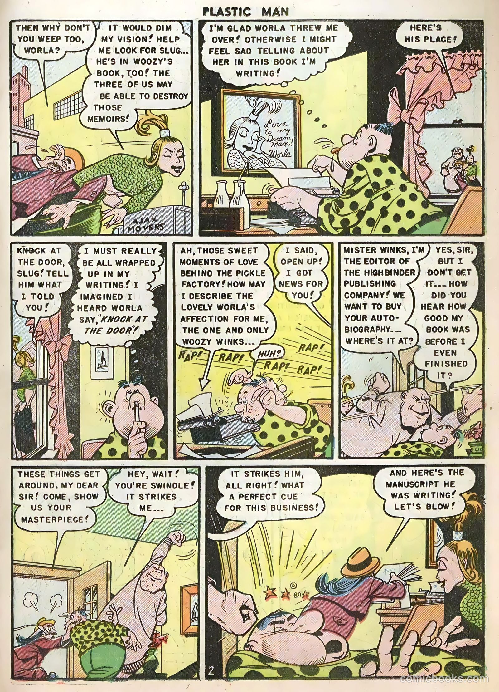 Plastic Man #56 (1955) — page 15 of 36