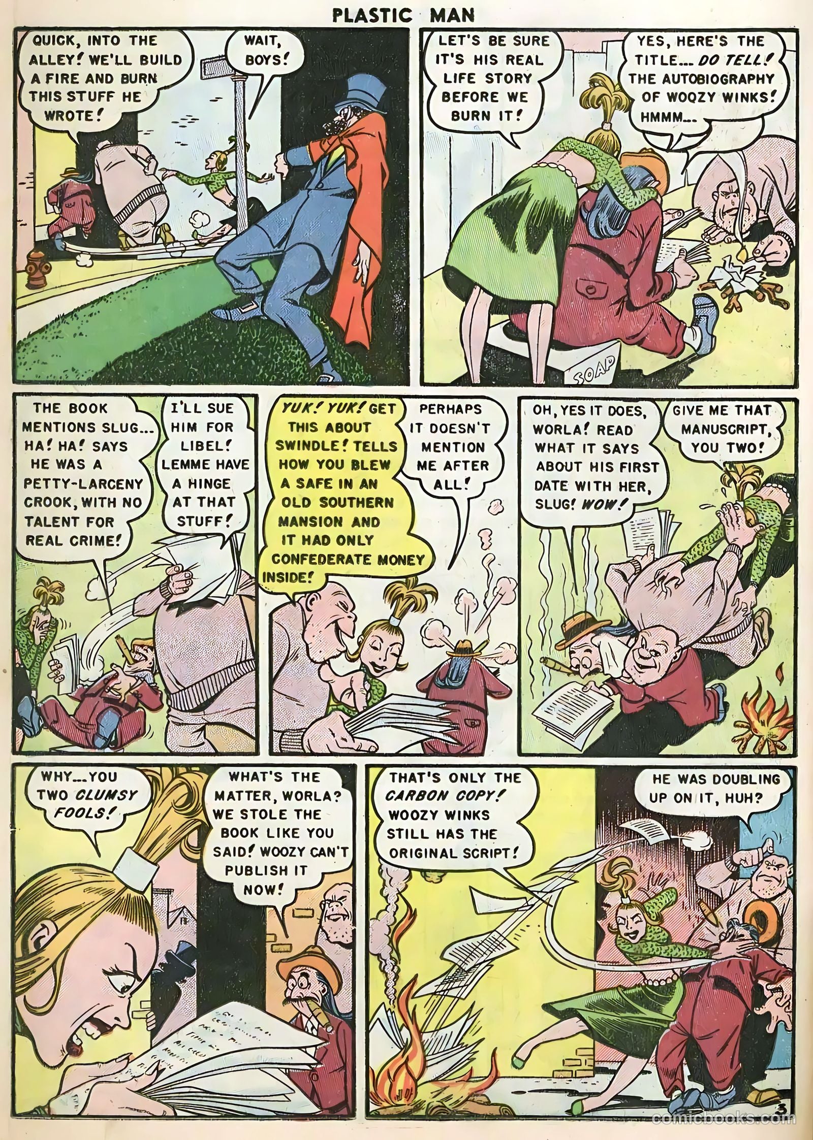 Plastic Man #56 (1955) — page 16 of 36