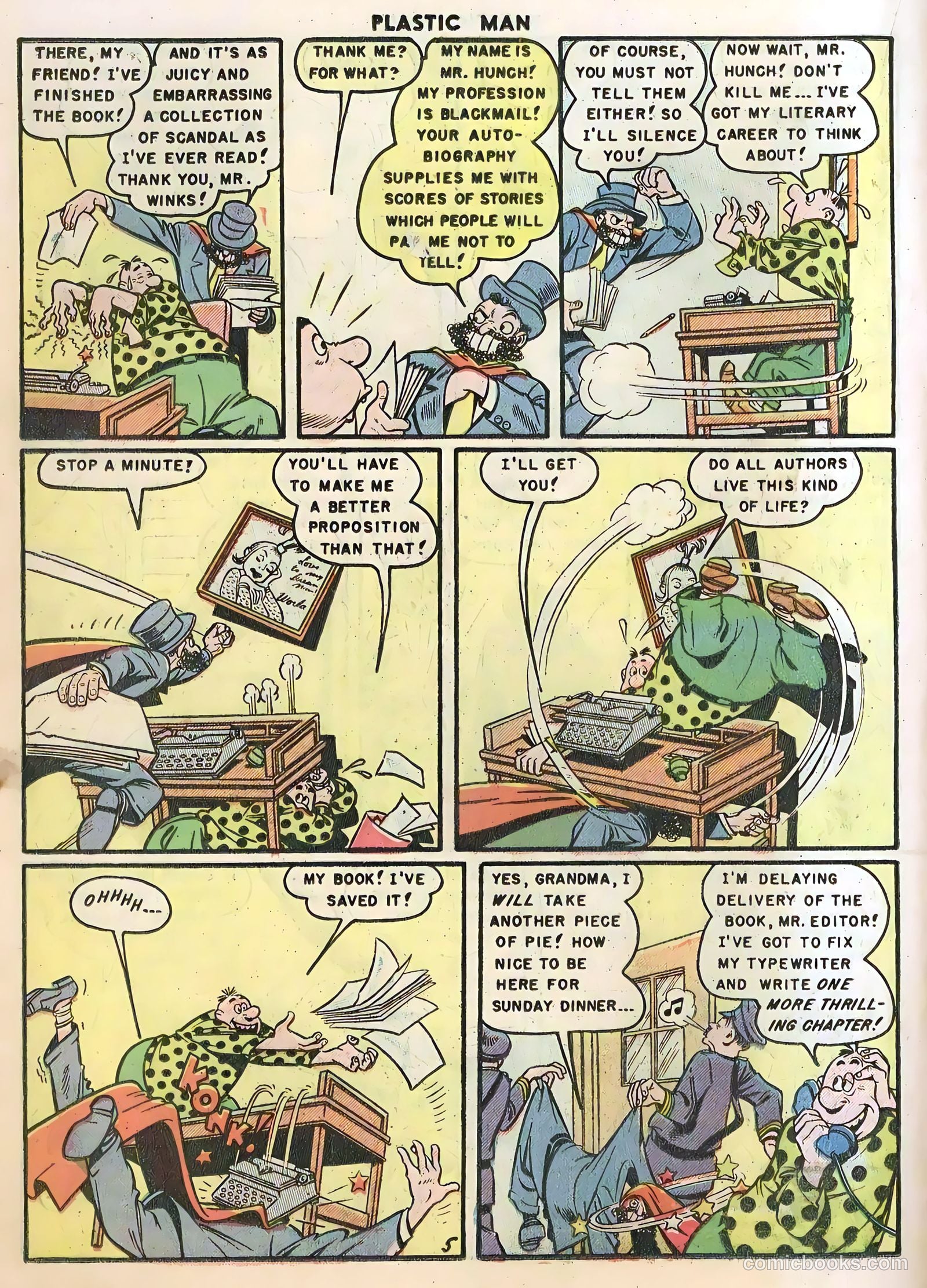Plastic Man #56 (1955) — page 18 of 36