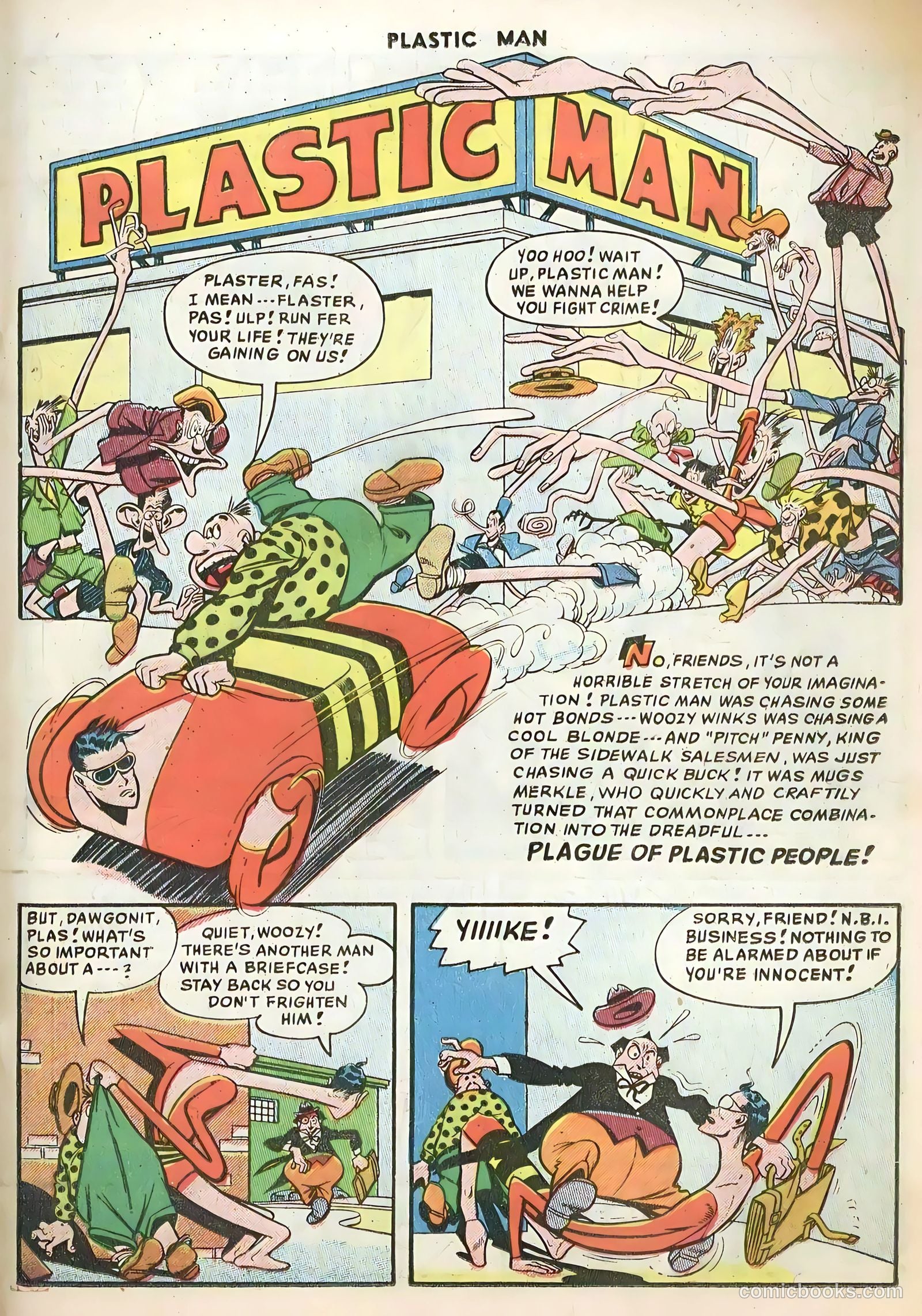 Plastic Man #56 (1955) — page 19 of 36