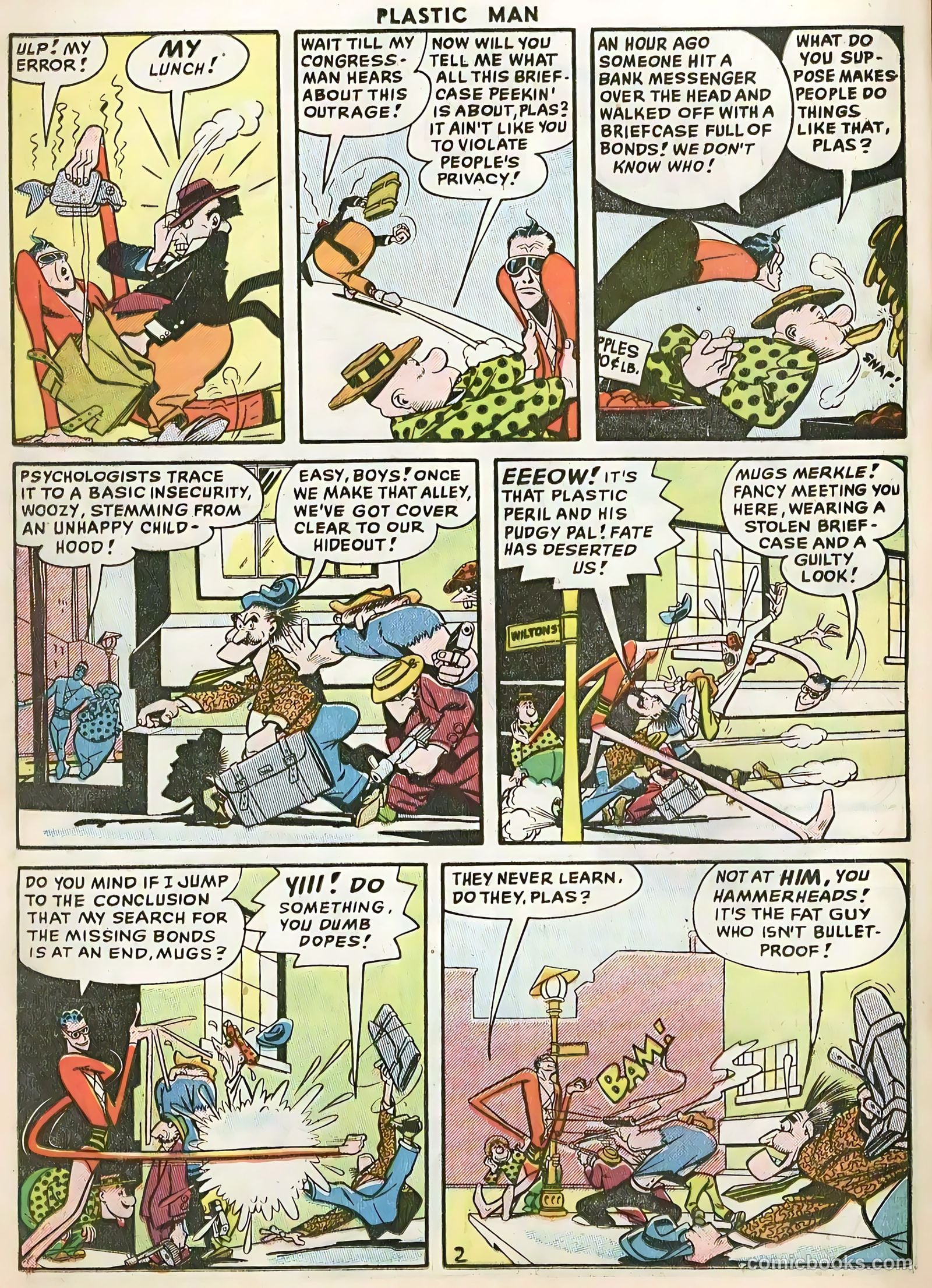 Plastic Man #56 (1955) — page 20 of 36