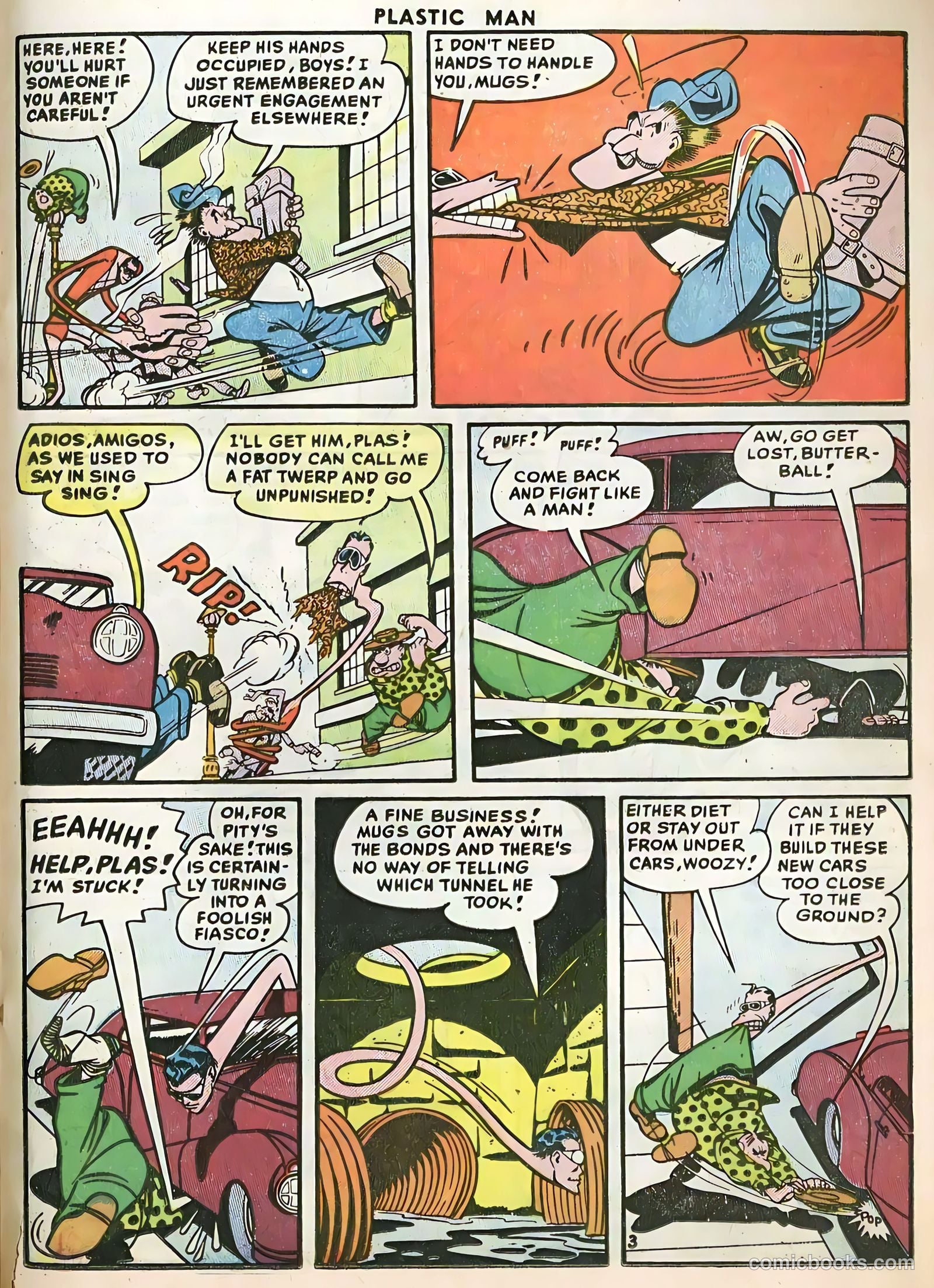 Plastic Man #56 (1955) — page 21 of 36
