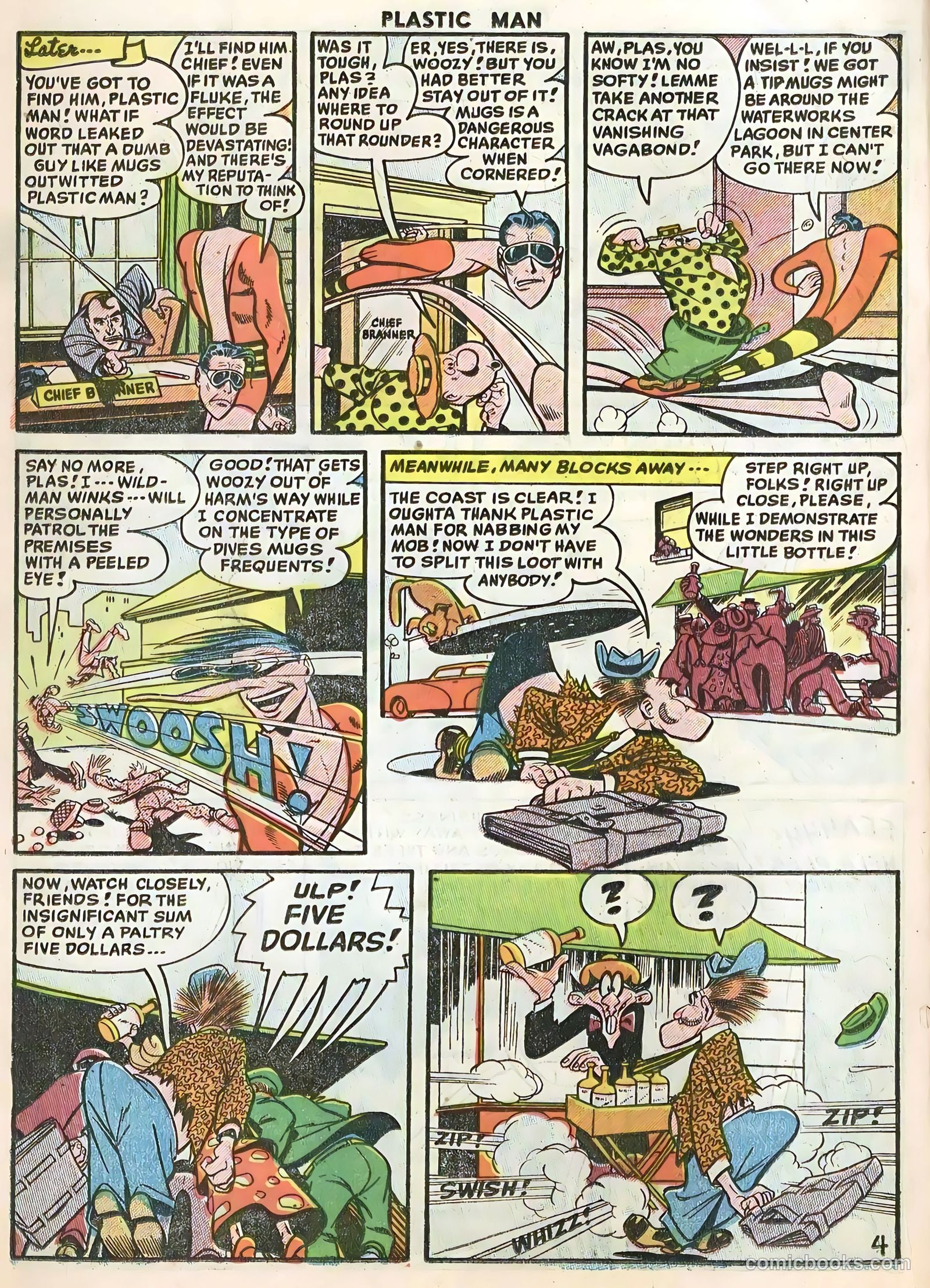 Plastic Man #56 (1955) — page 22 of 36