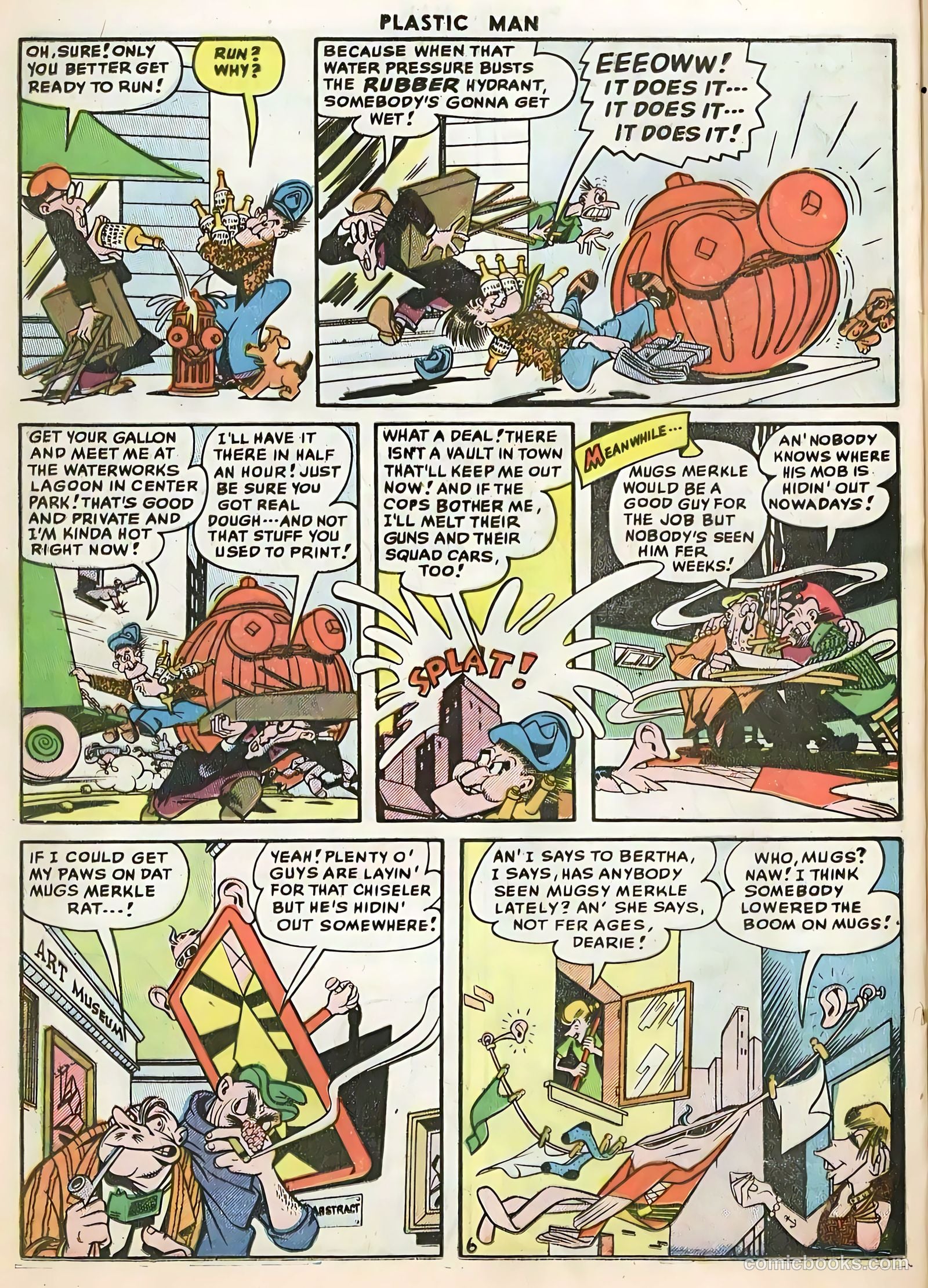 Plastic Man #56 (1955) — page 24 of 36