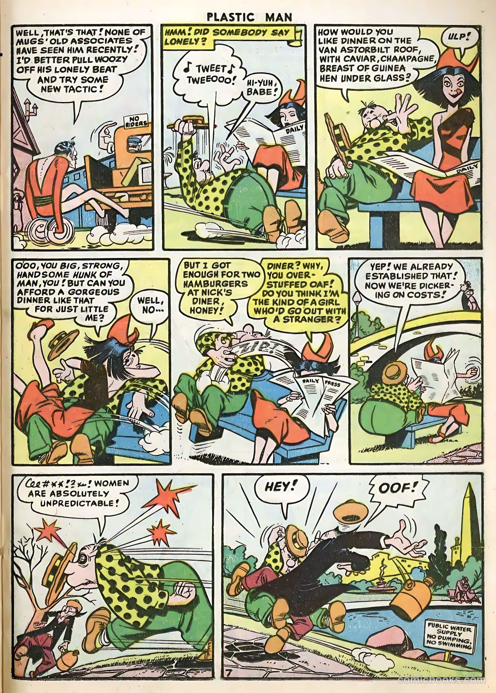 Plastic Man #56 (1955) — page 25 of 36