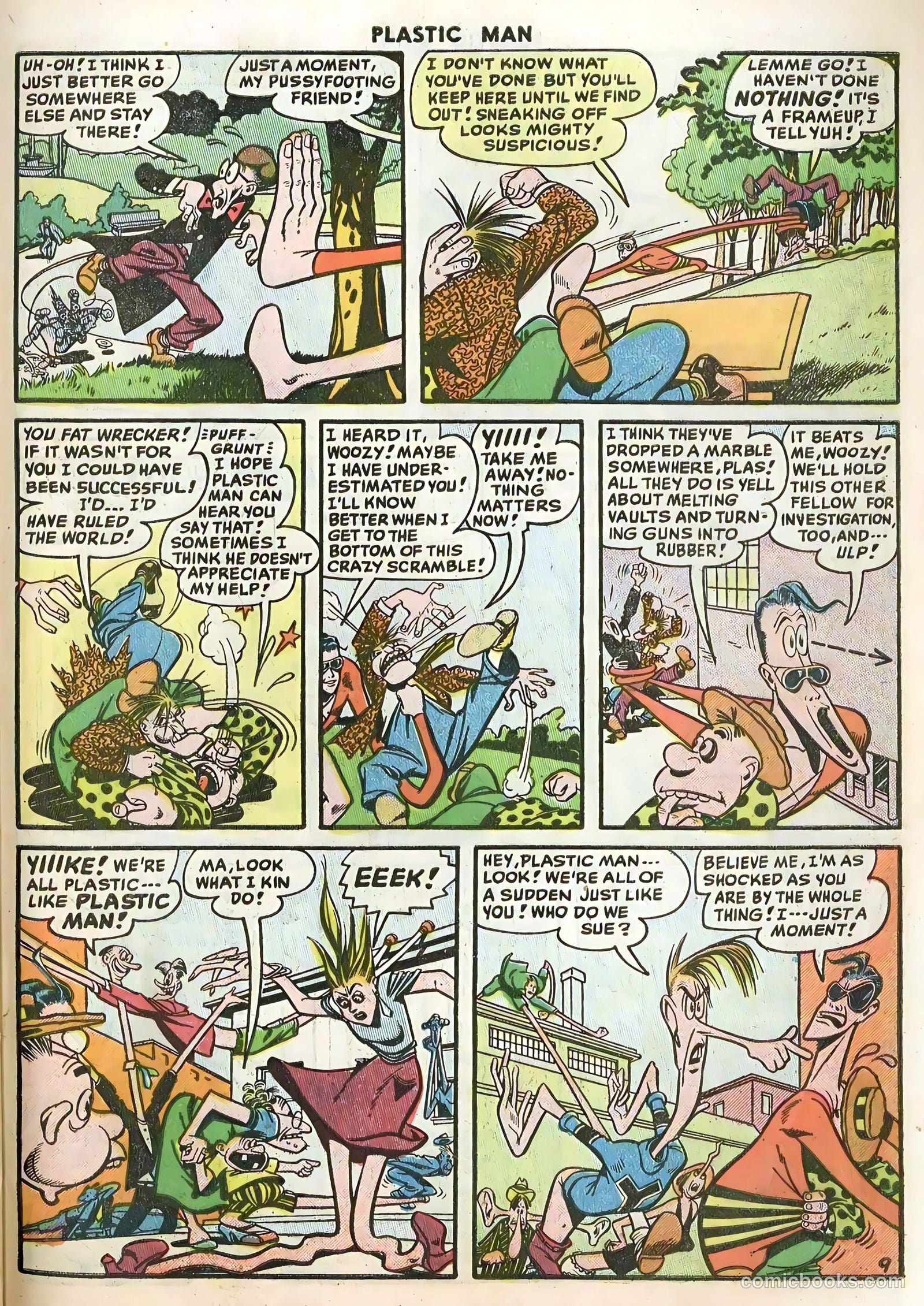 Plastic Man #56 (1955) — page 27 of 36