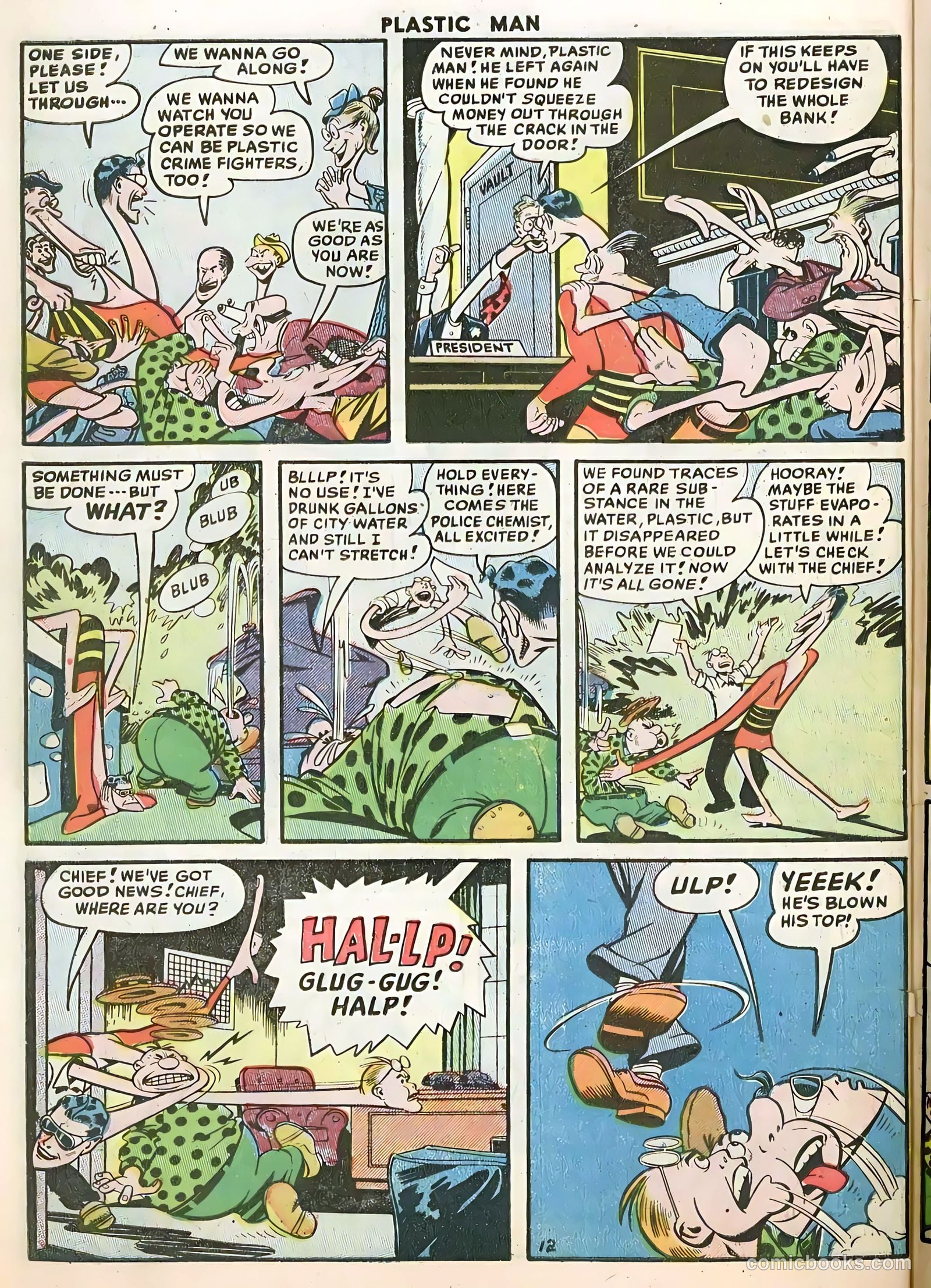 Plastic Man #56 (1955) — page 30 of 36