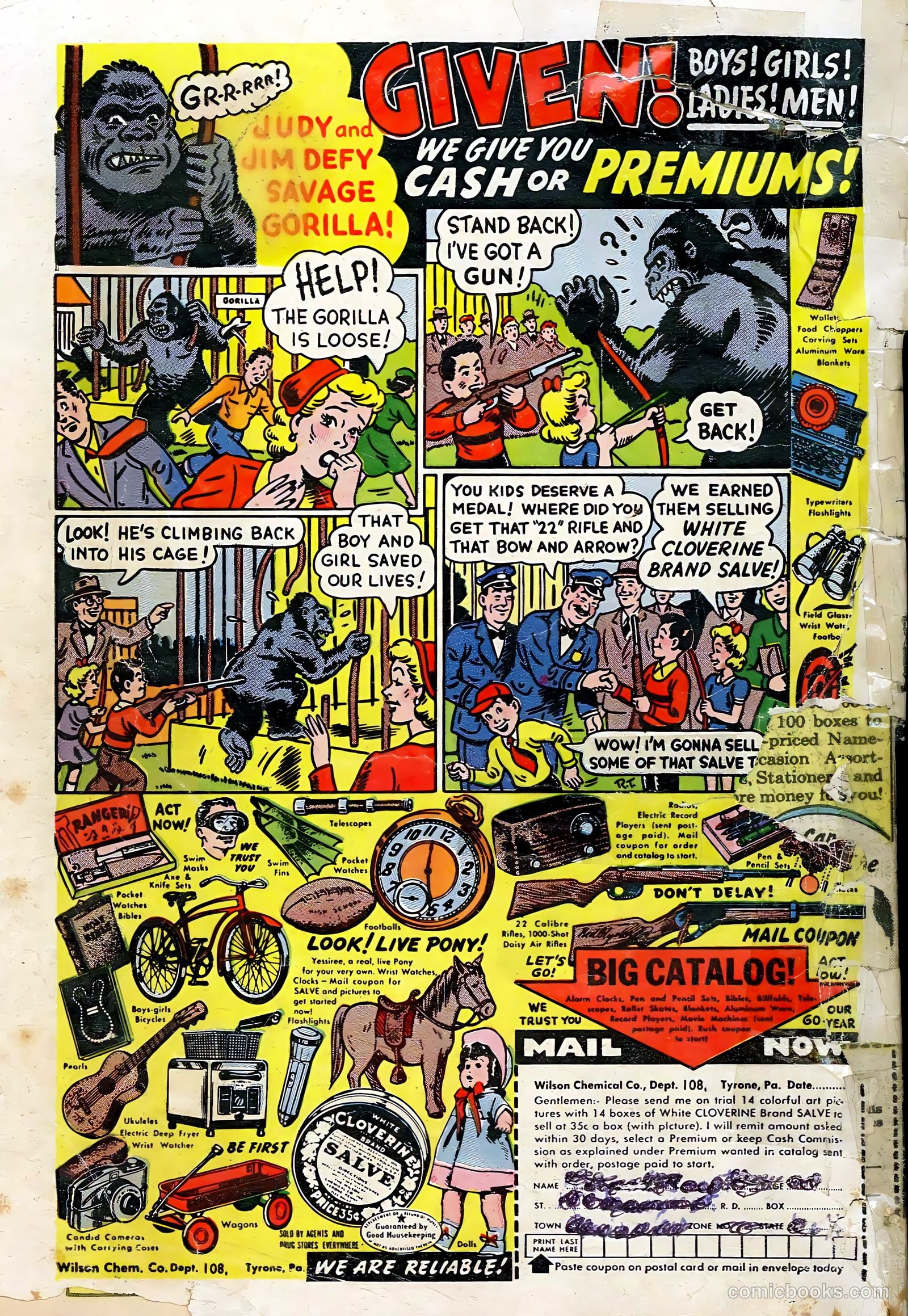 Plastic Man #56 (1955) — page 36 of 36