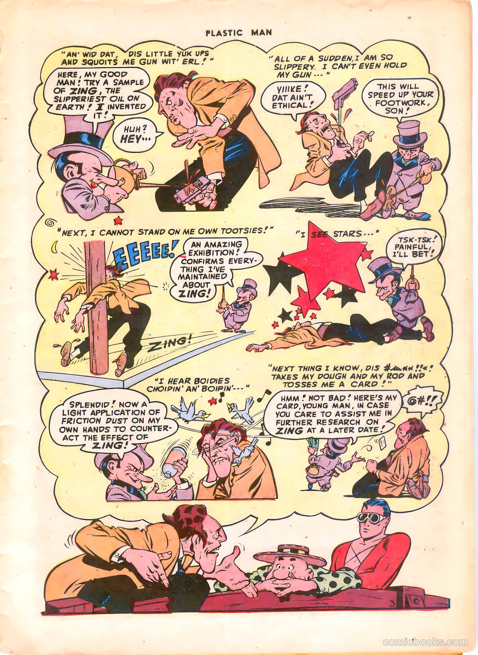 Plastic Man #9 (1947) — page 5 of 52