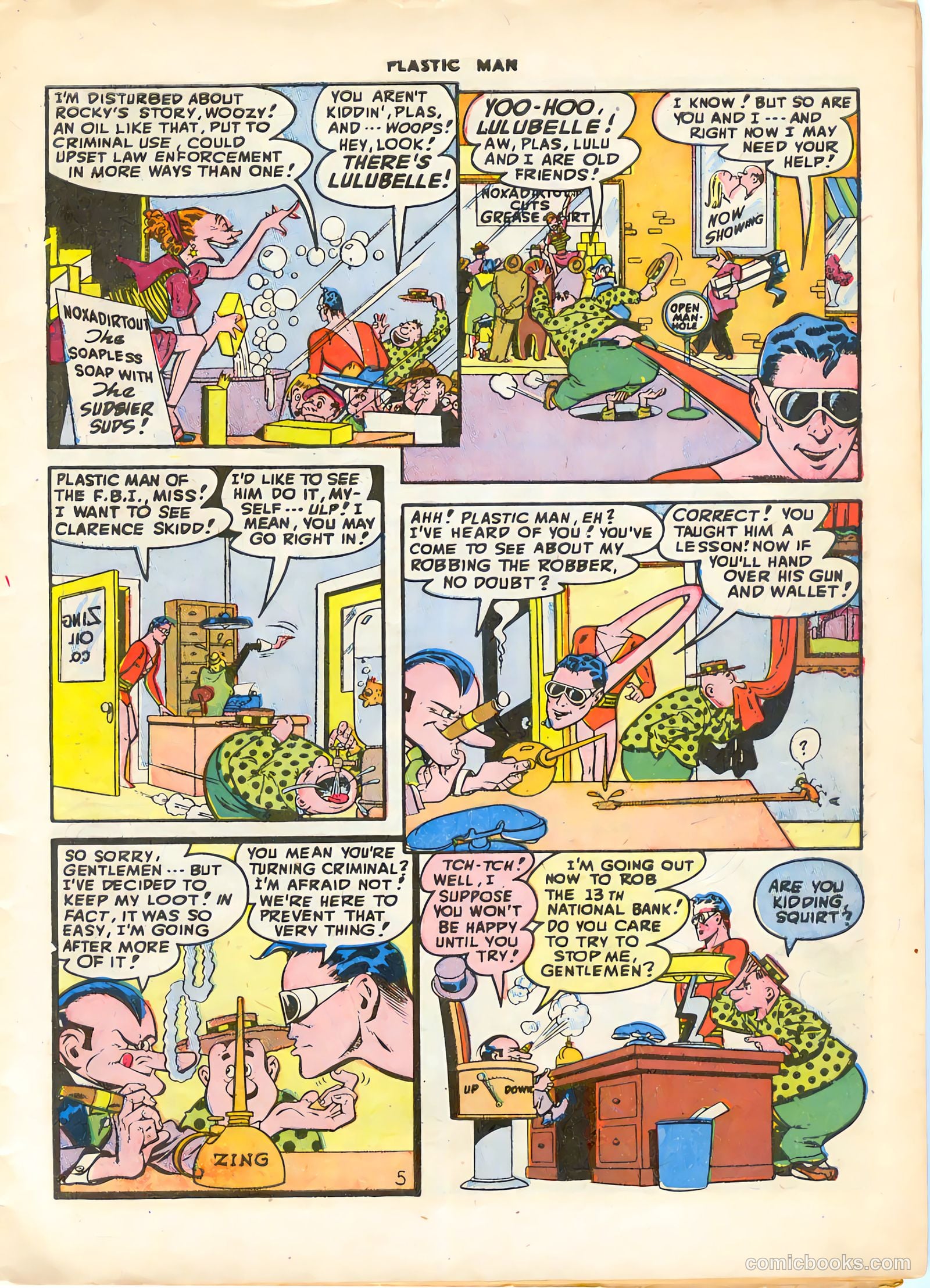 Plastic Man #9 (1947) — page 7 of 52