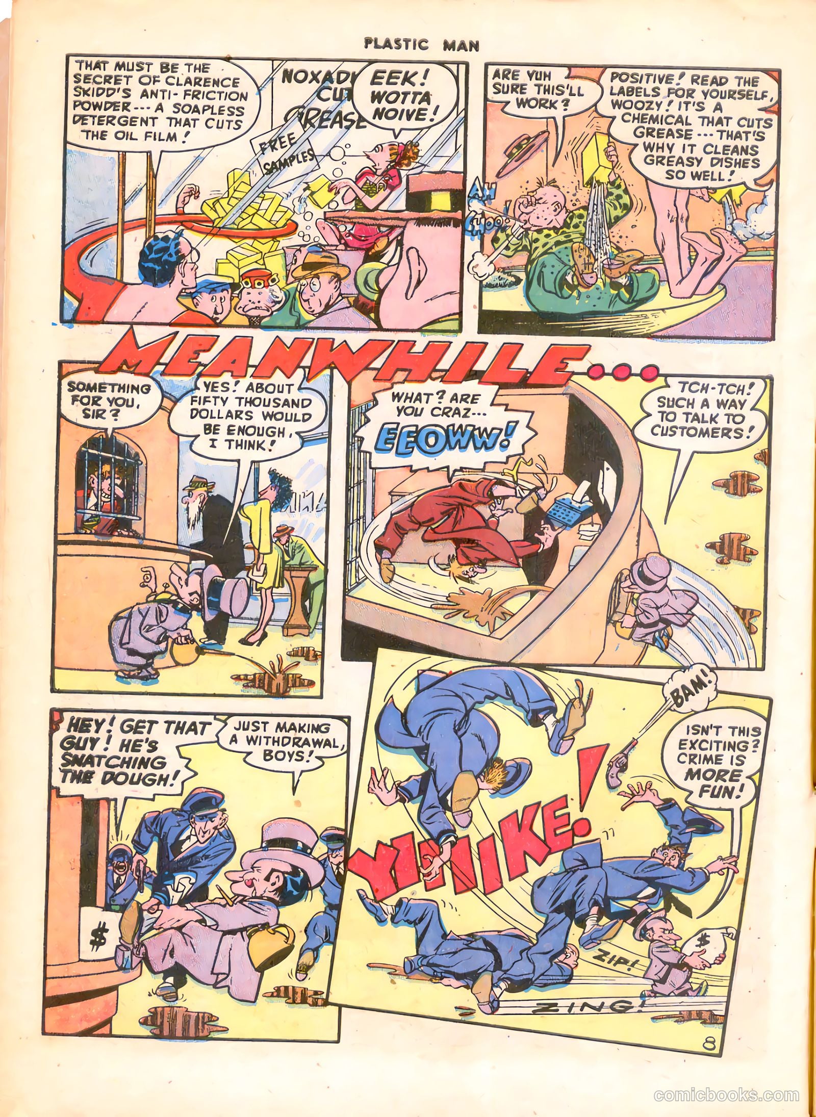 Plastic Man #9 (1947) — page 10 of 52