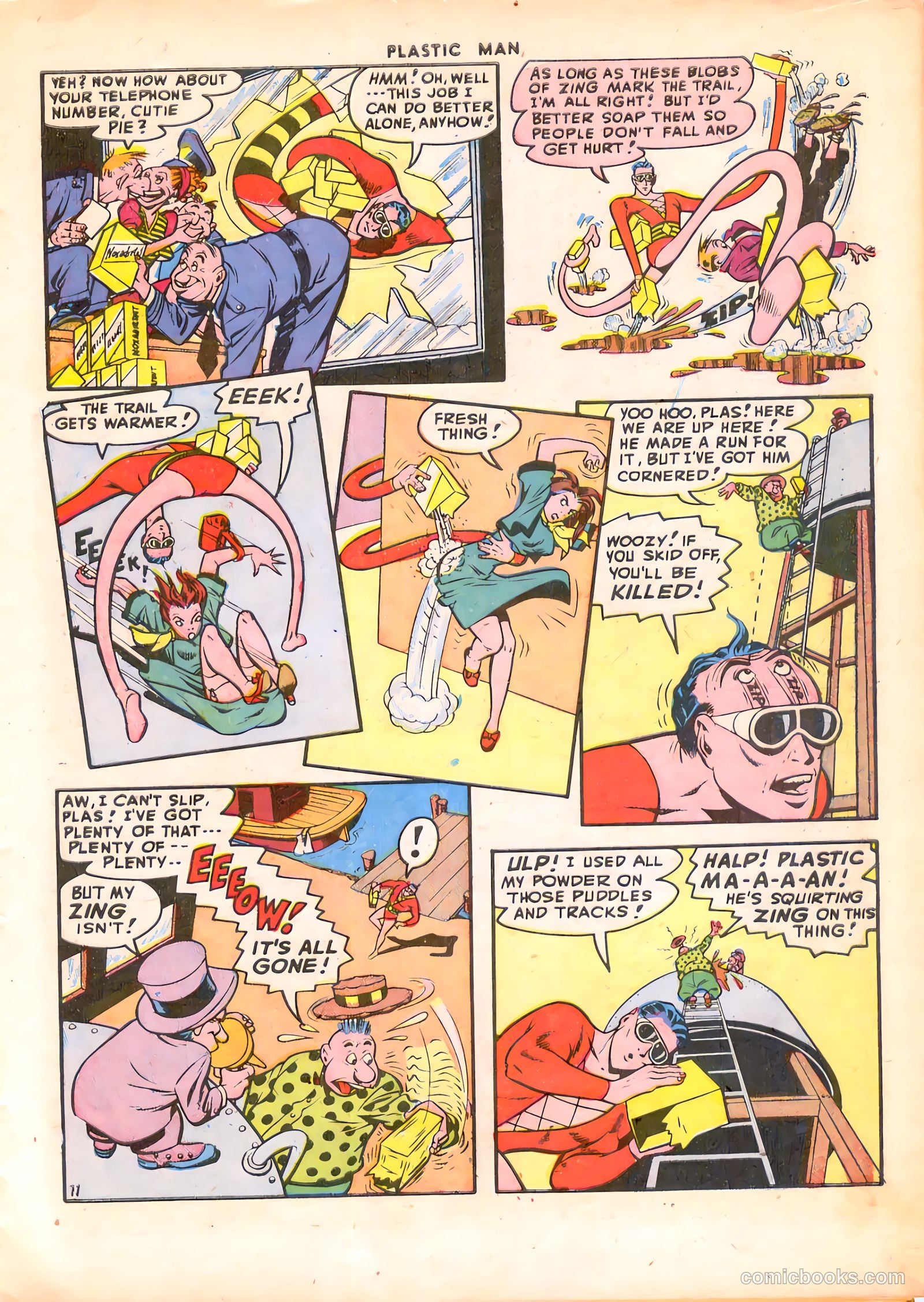 Plastic Man #9 (1947) — page 13 of 52