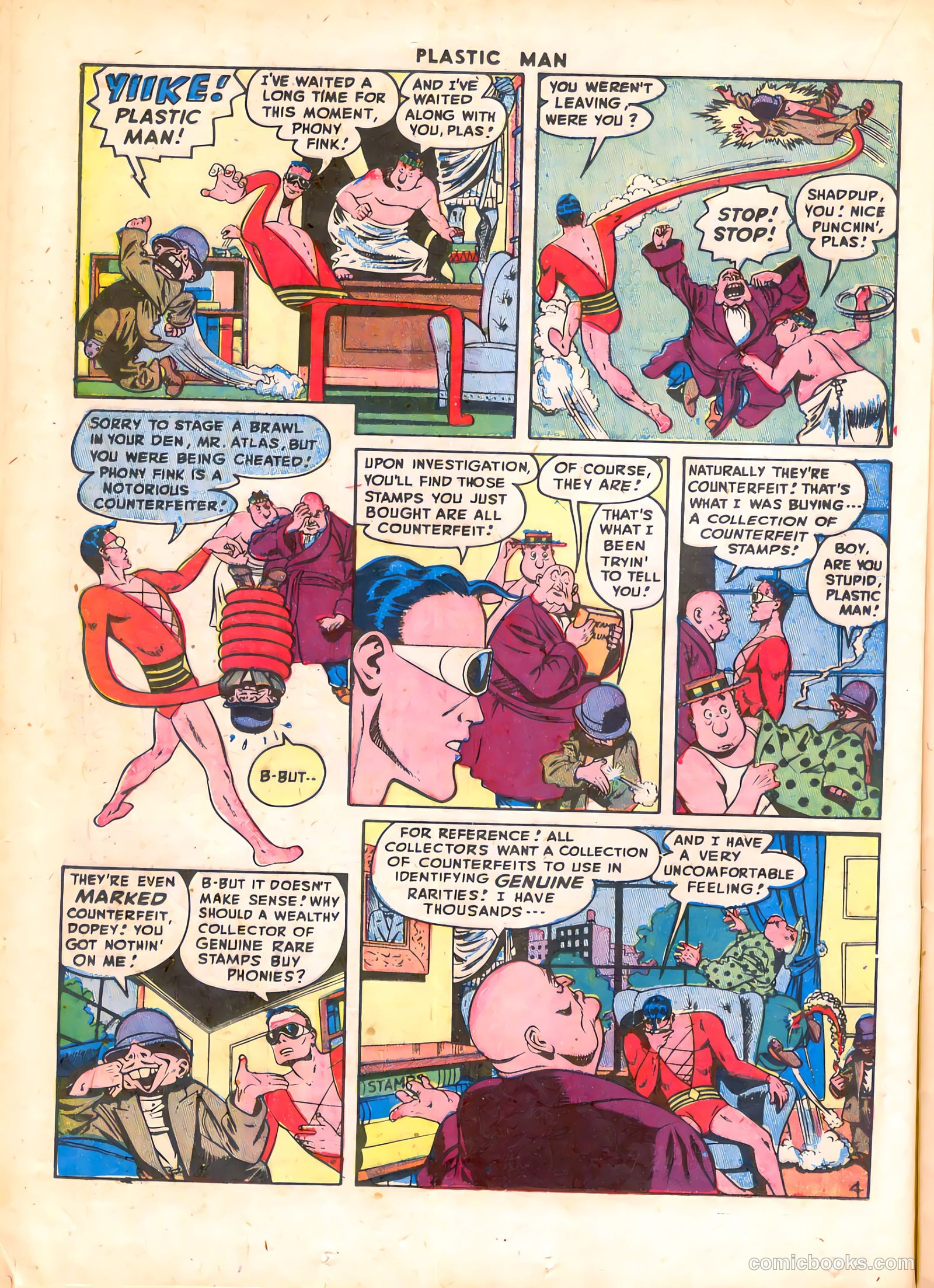 Plastic Man #9 (1947) — page 18 of 52