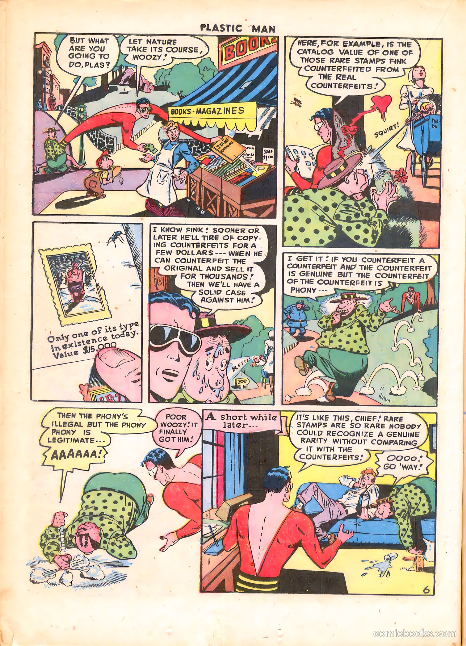 Plastic Man #9 (1947) — page 20 of 52