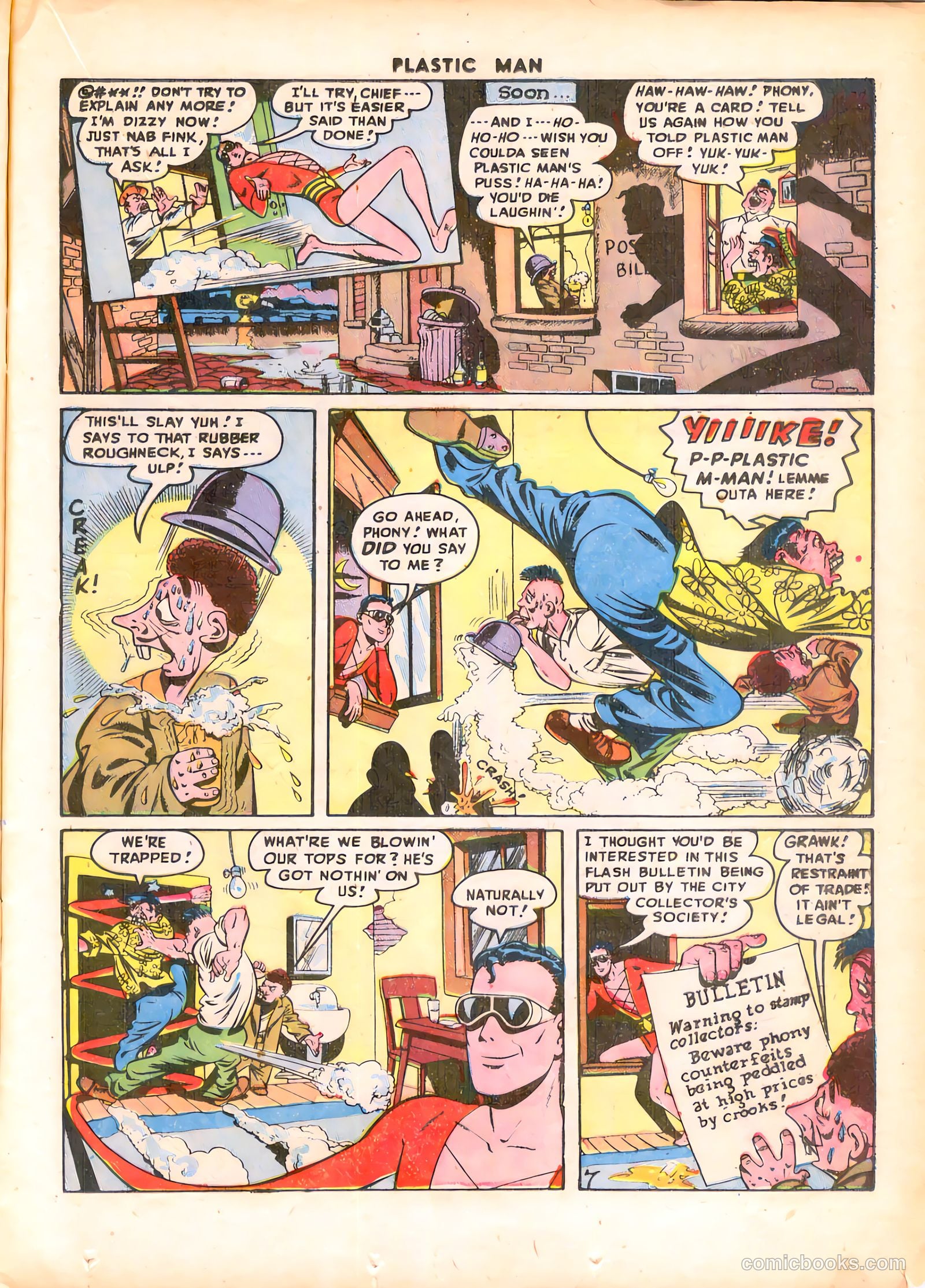 Plastic Man #9 (1947) — page 21 of 52