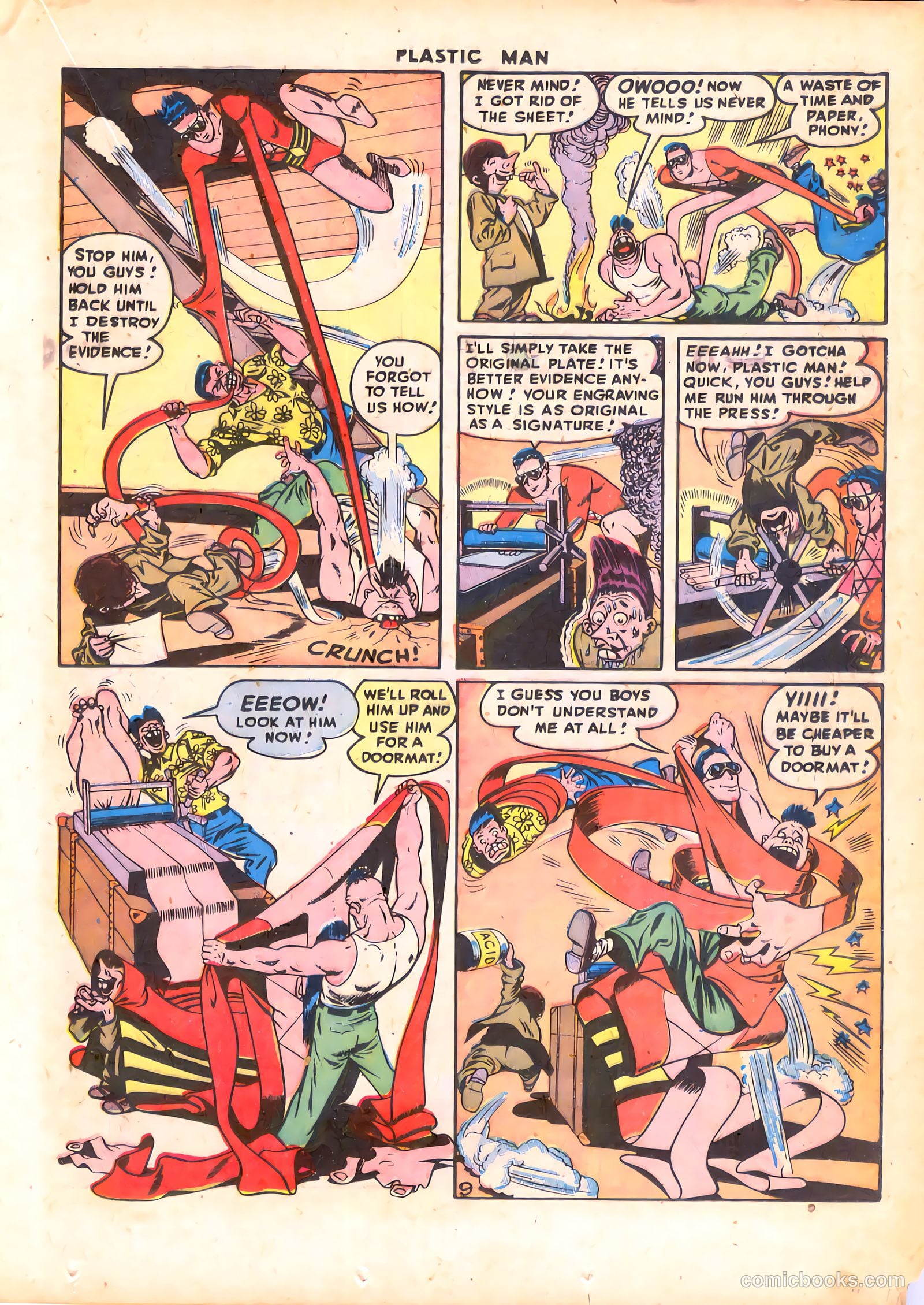 Plastic Man #9 (1947) — page 23 of 52