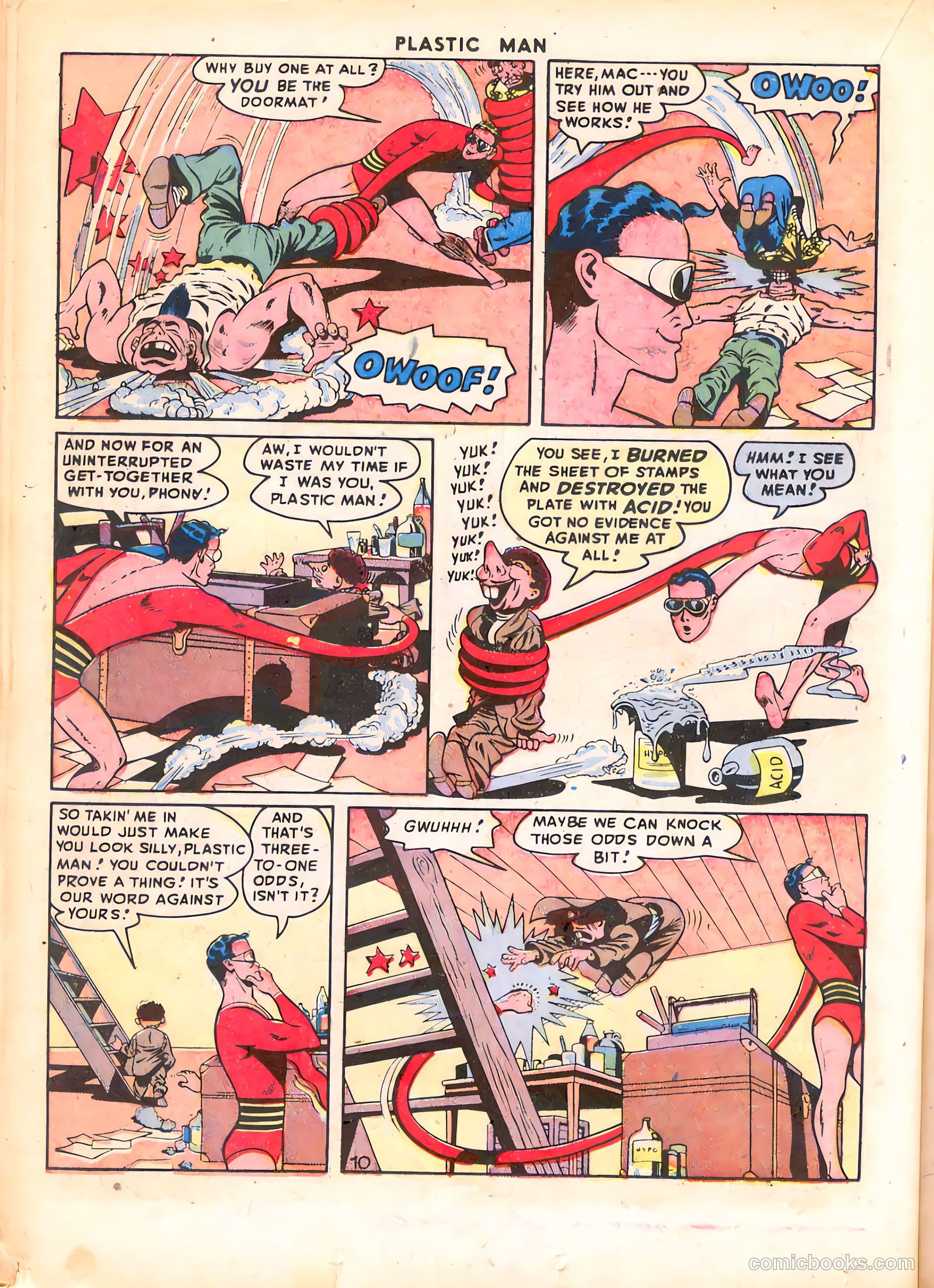 Plastic Man #9 (1947) — page 24 of 52