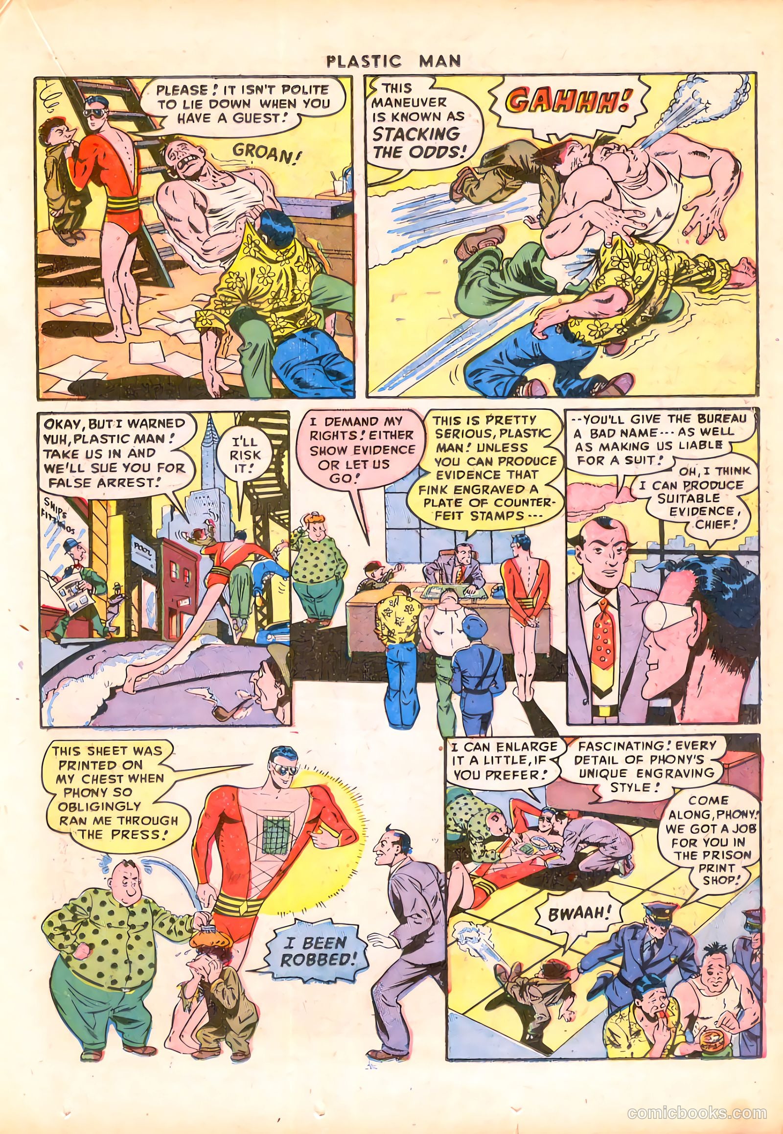 Plastic Man #9 (1947) — page 25 of 52