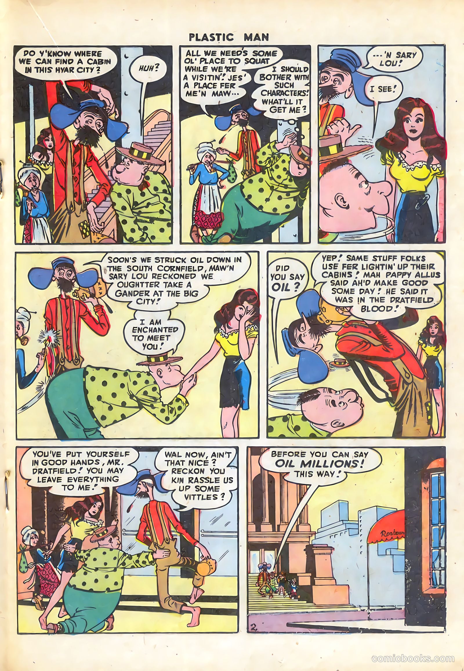 Plastic Man #9 (1947) — page 27 of 52