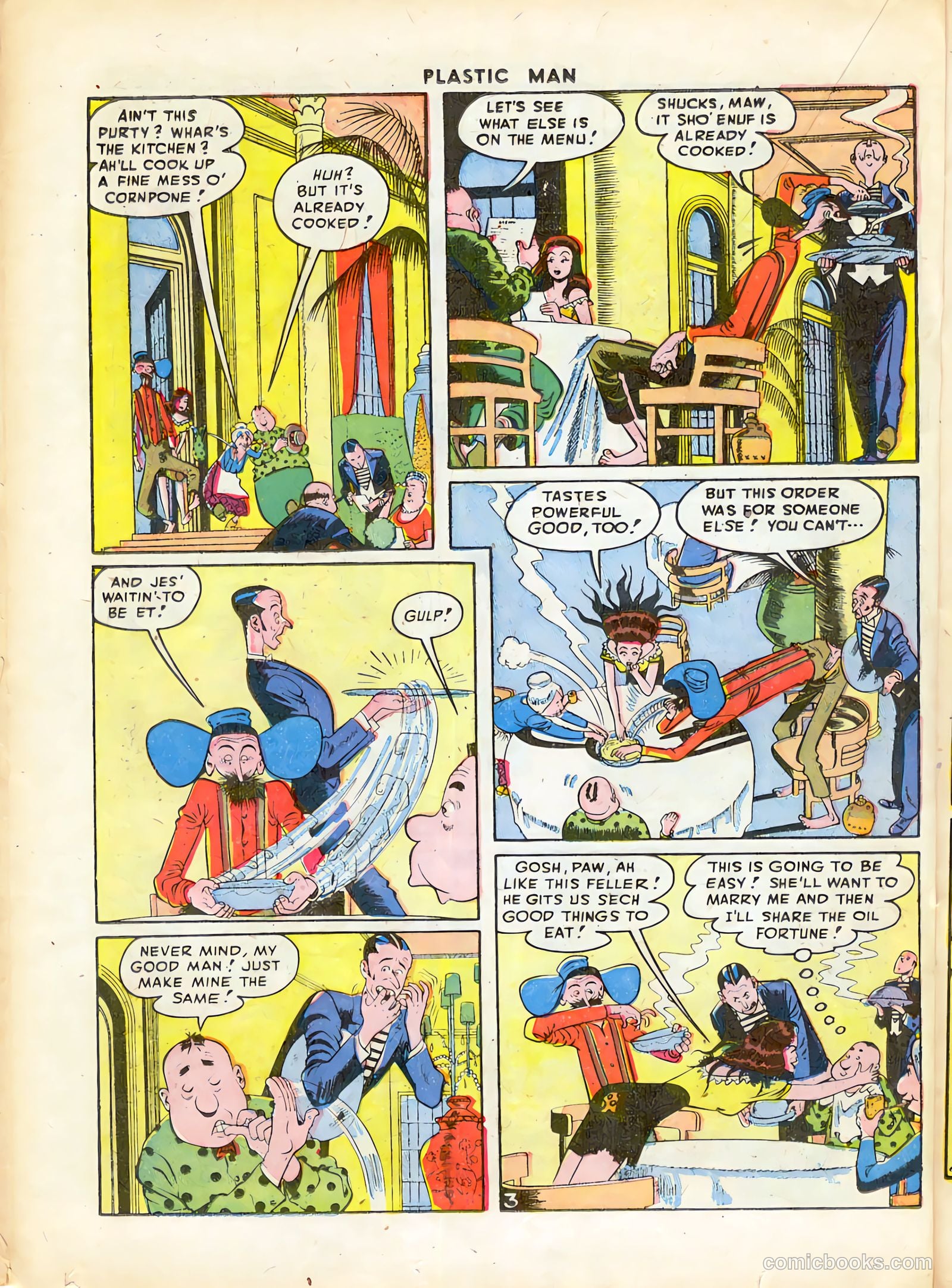 Plastic Man #9 (1947) — page 28 of 52