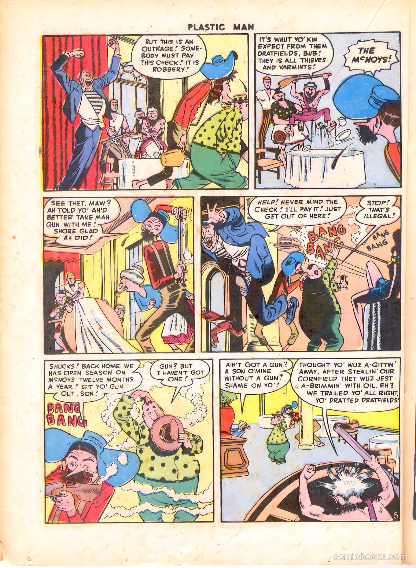 Plastic Man #9 (1947) — page 30 of 52