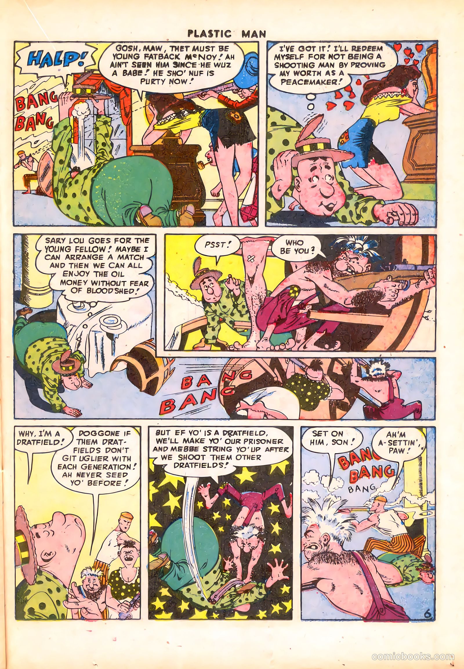 Plastic Man #9 (1947) — page 31 of 52