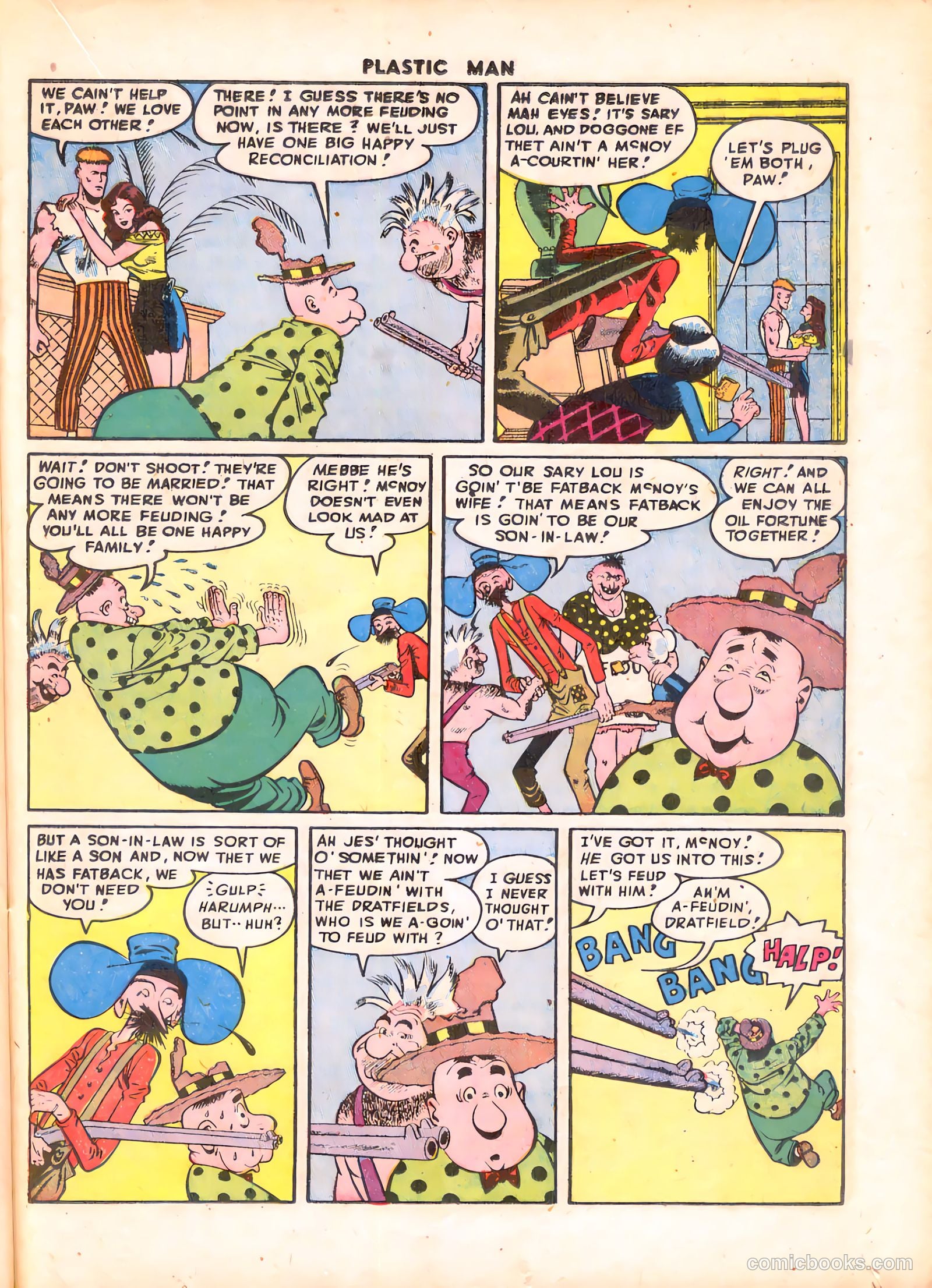 Plastic Man #9 (1947) — page 33 of 52