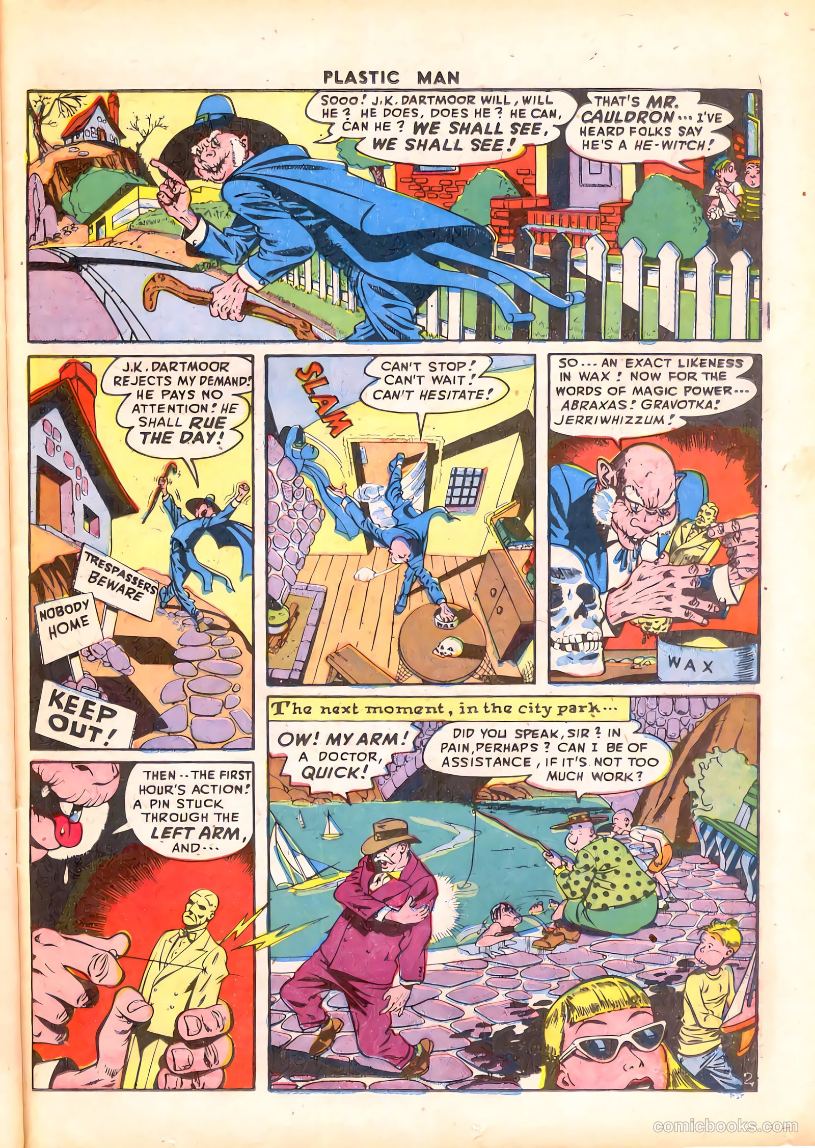 Plastic Man #9 (1947) — page 37 of 52