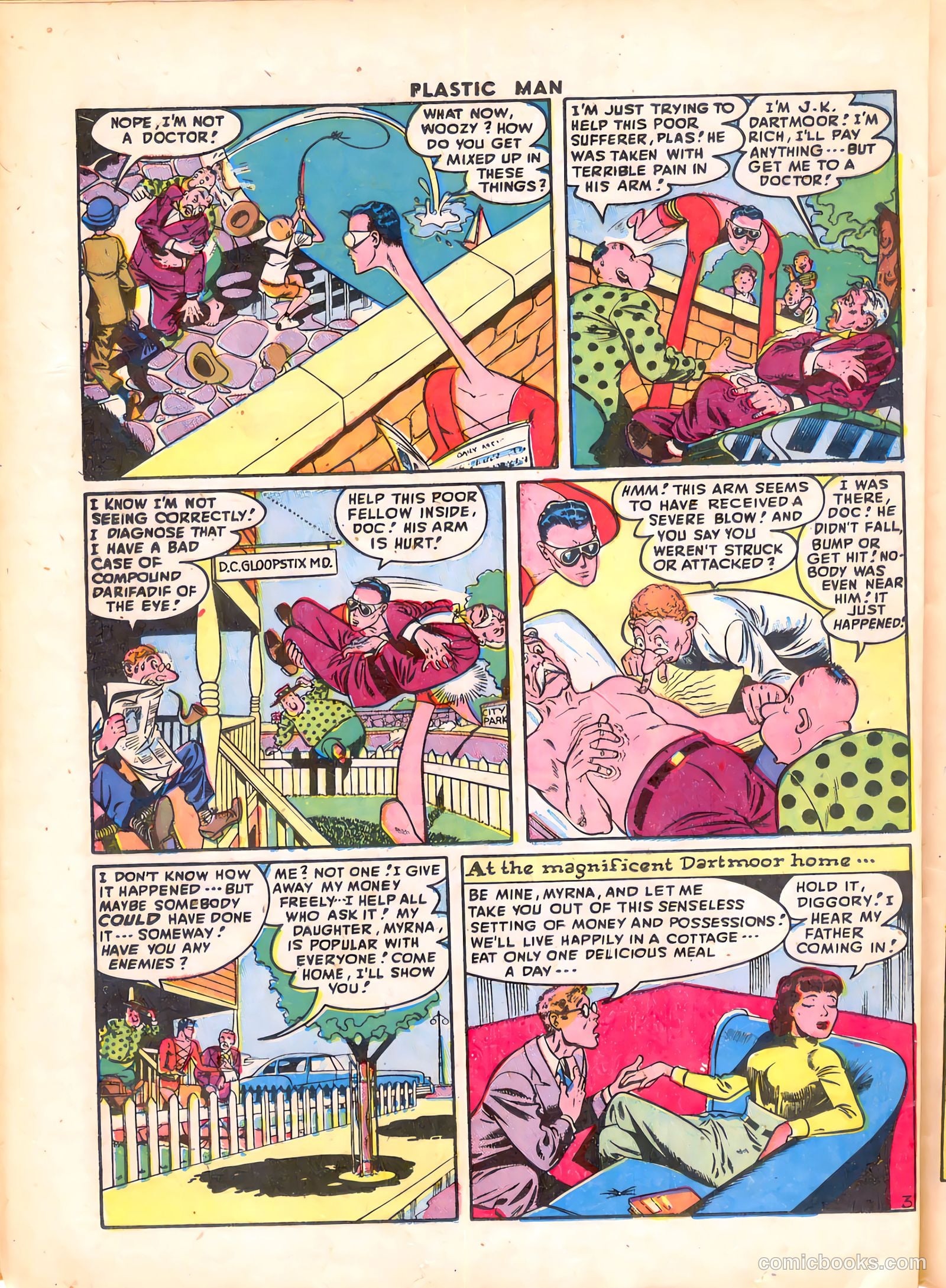 Plastic Man #9 (1947) — page 38 of 52